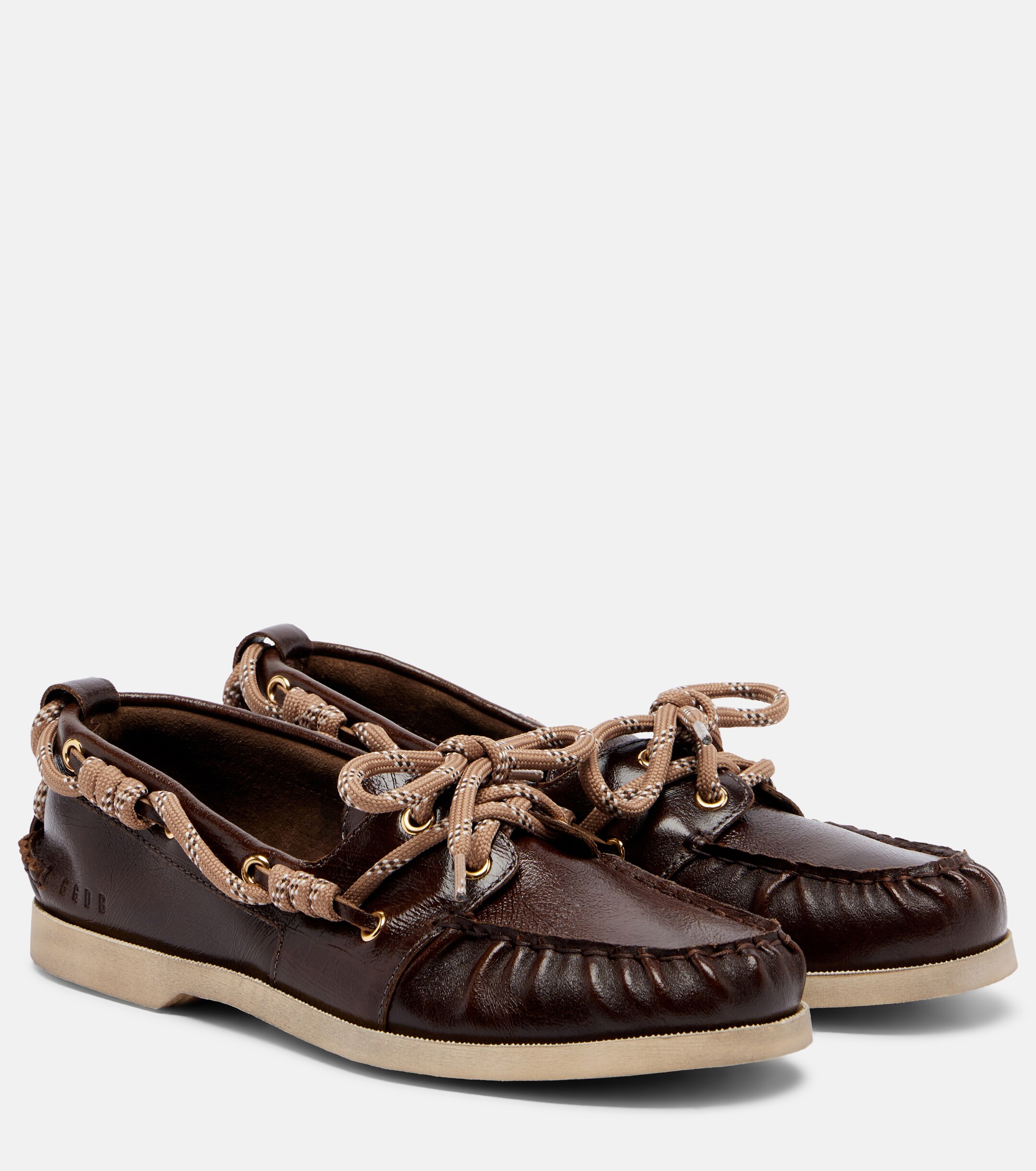 Golden Goose Golden Goose Cruise leather boat shoes