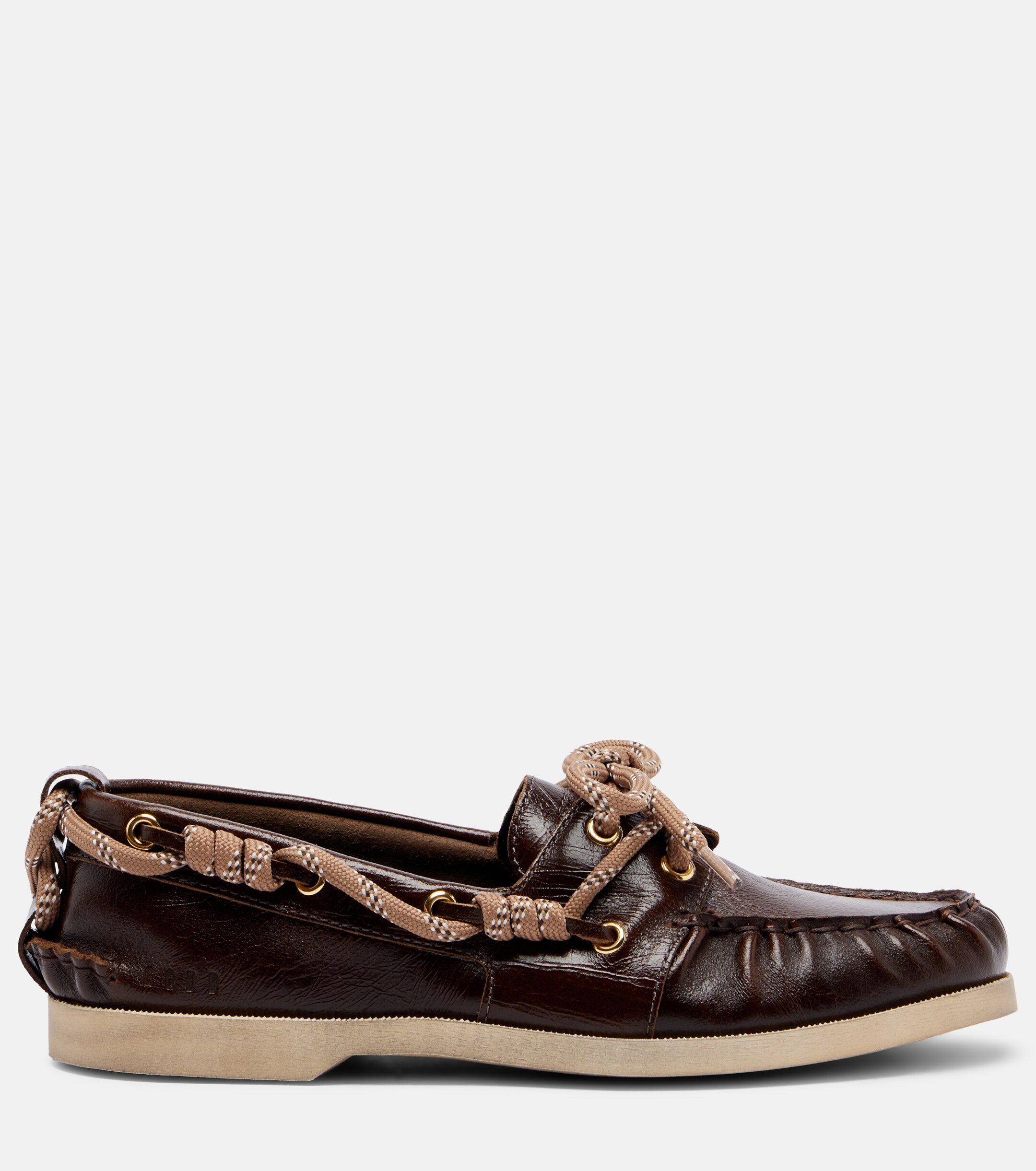 Golden Goose Golden Goose Cruise leather boat shoes