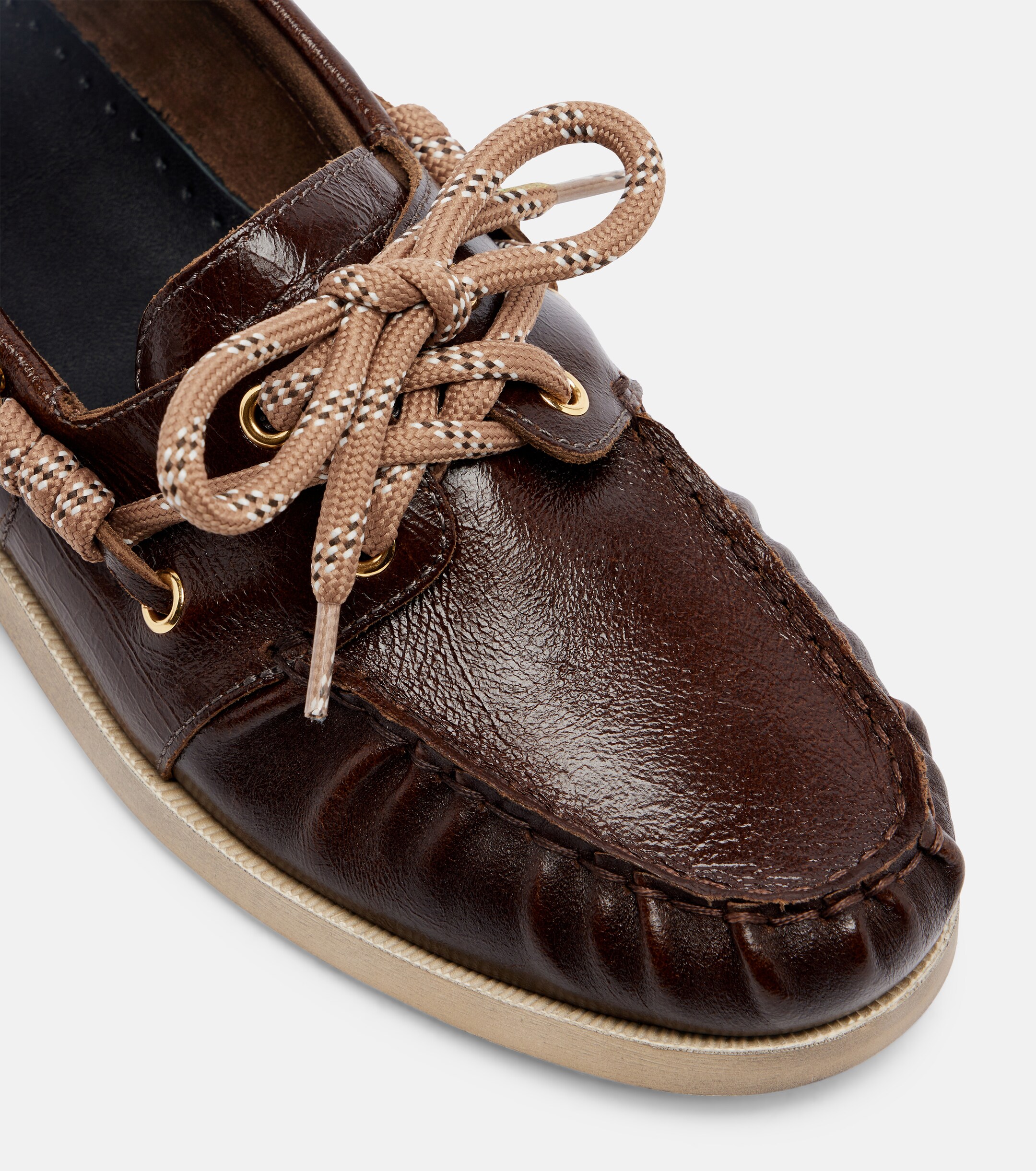 Golden Goose Golden Goose Cruise leather boat shoes