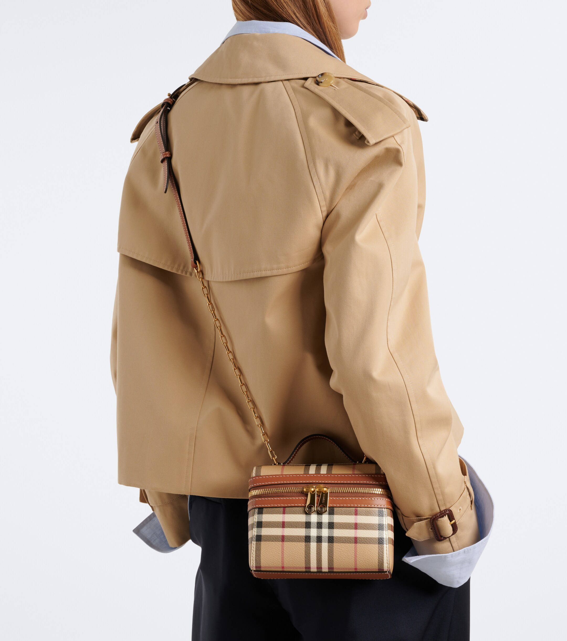 Burberry Burberry Check mini vanity bag