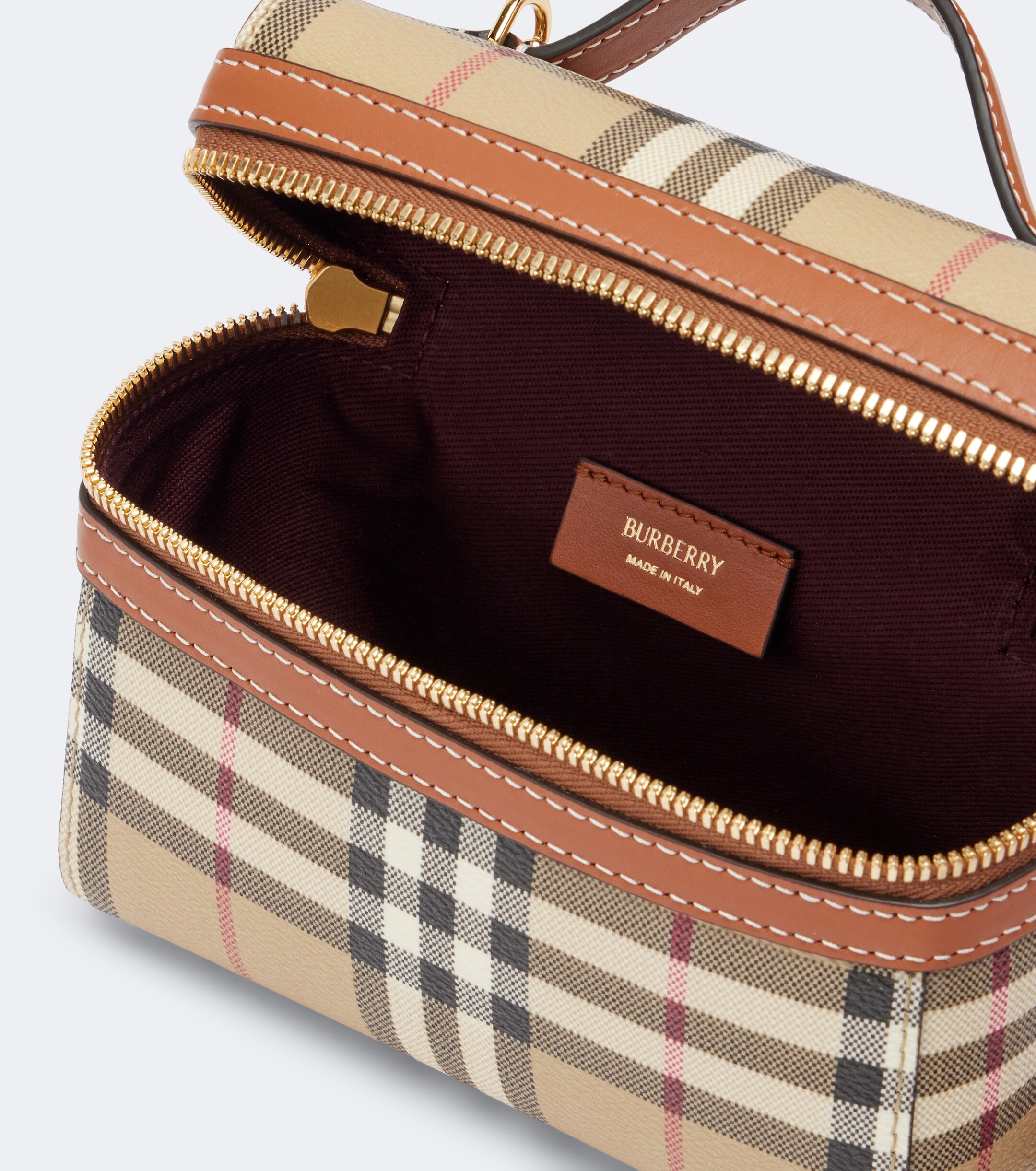 Burberry Burberry Check mini vanity bag