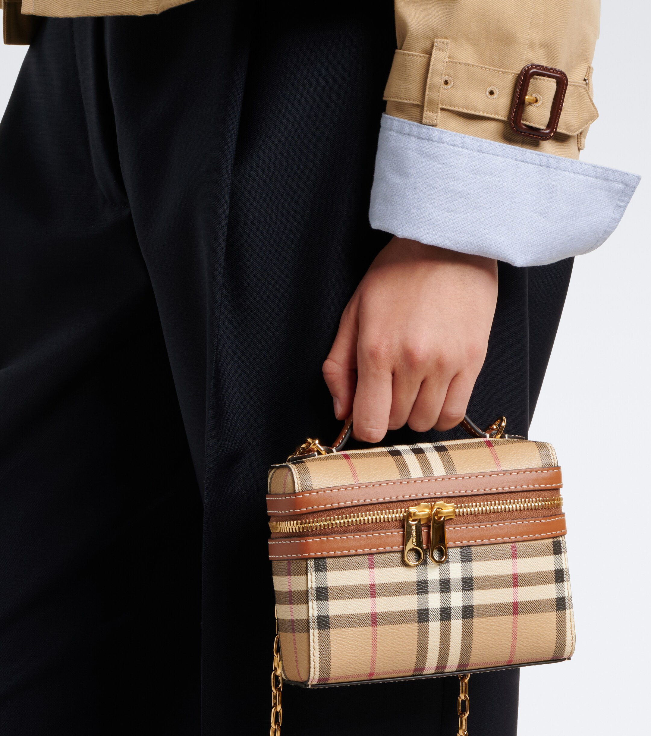 Burberry Burberry Check mini vanity bag
