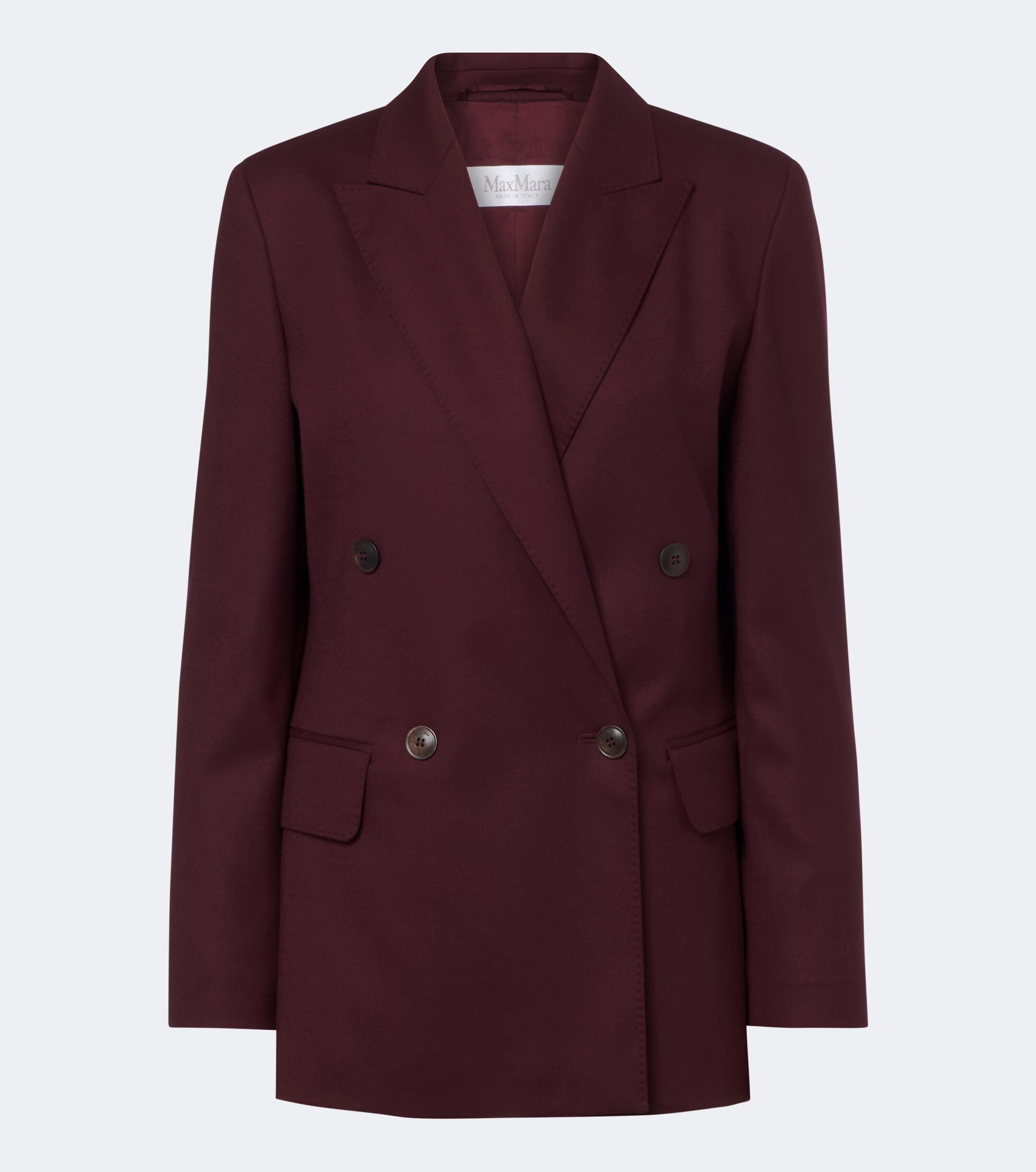 Max Mara Max Mara Double-breasted wool-blend blazer