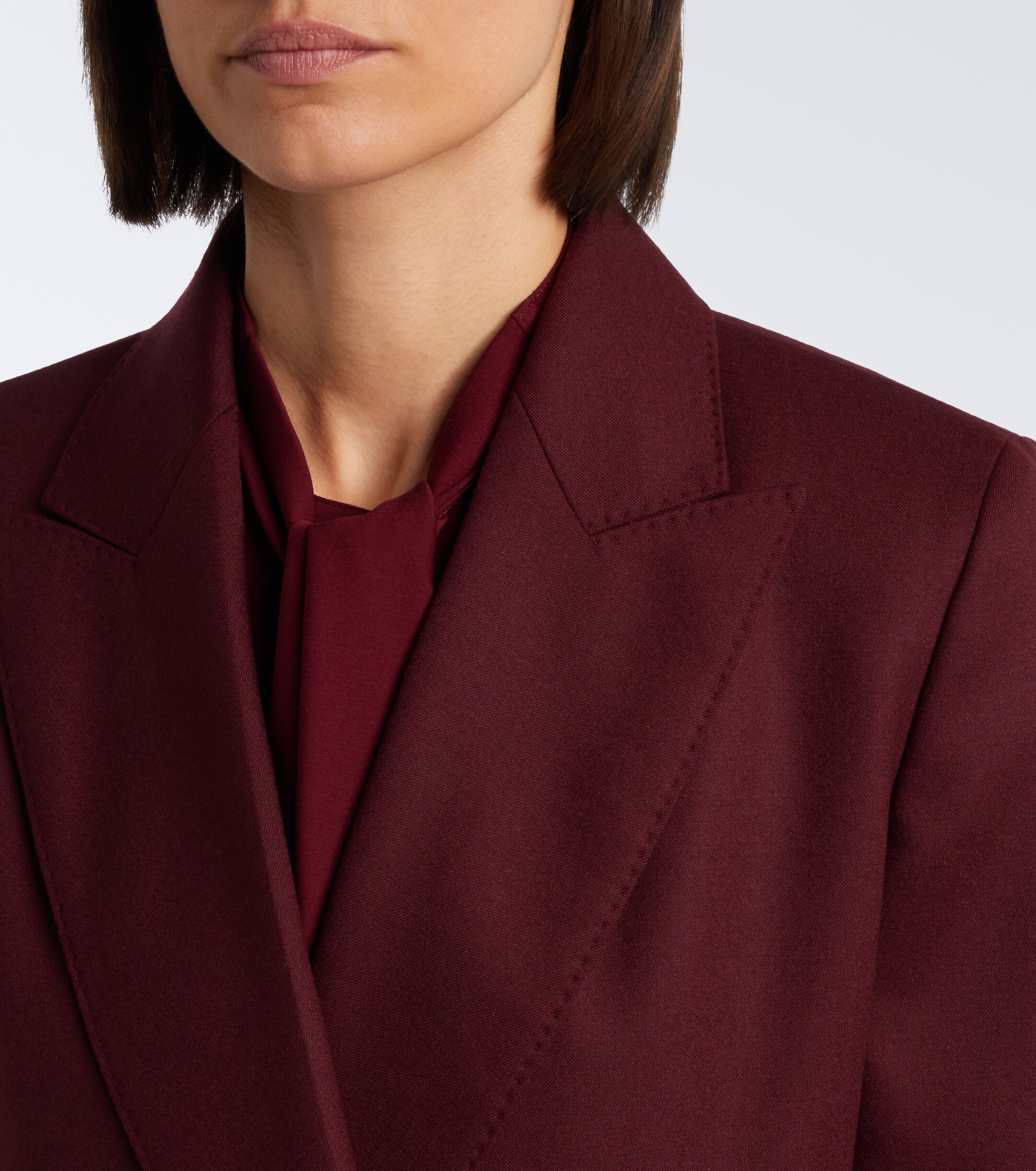 Max Mara Max Mara Double-breasted wool-blend blazer