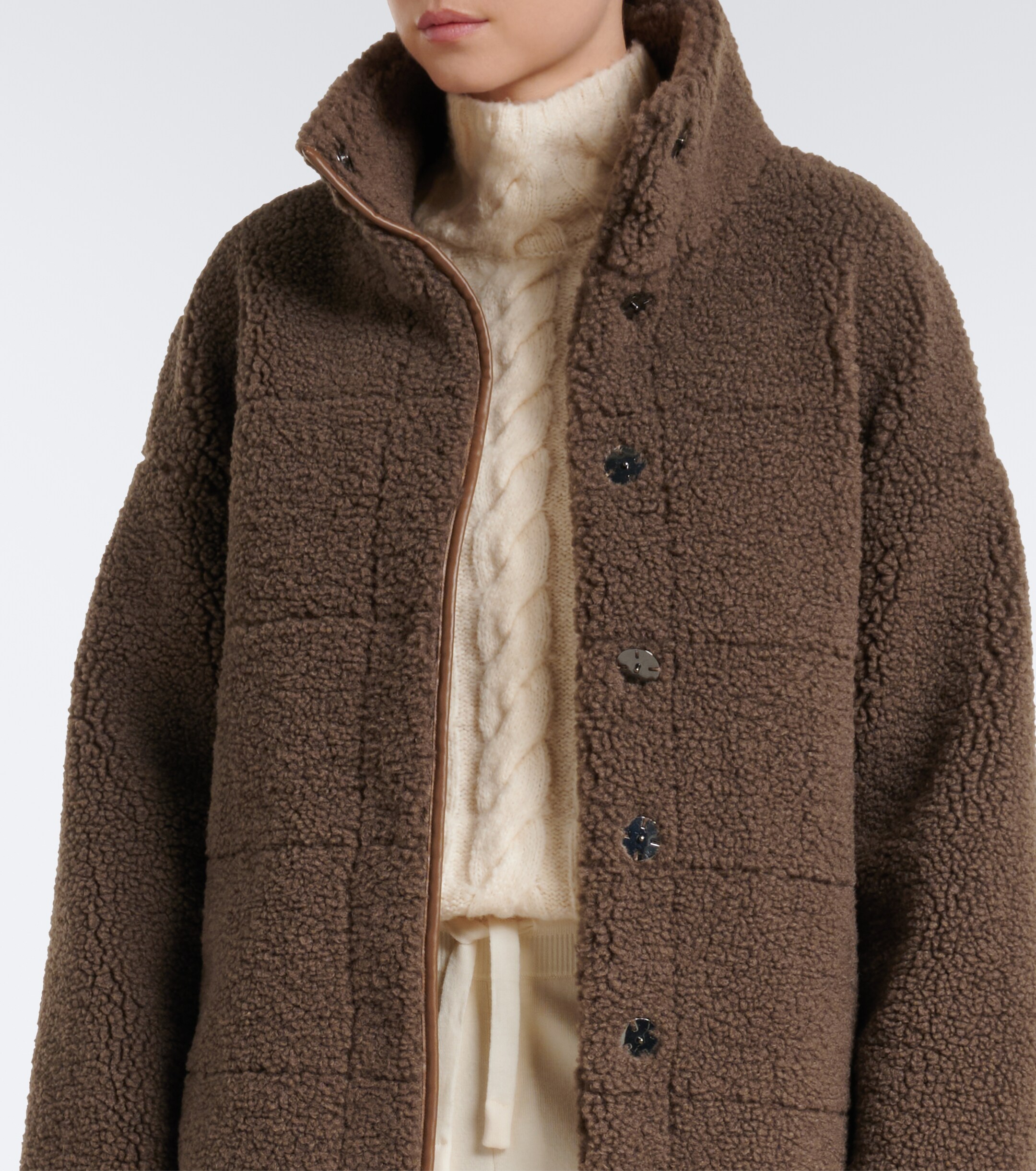 BOGNER Bogner Kimberly belted teddy jacket