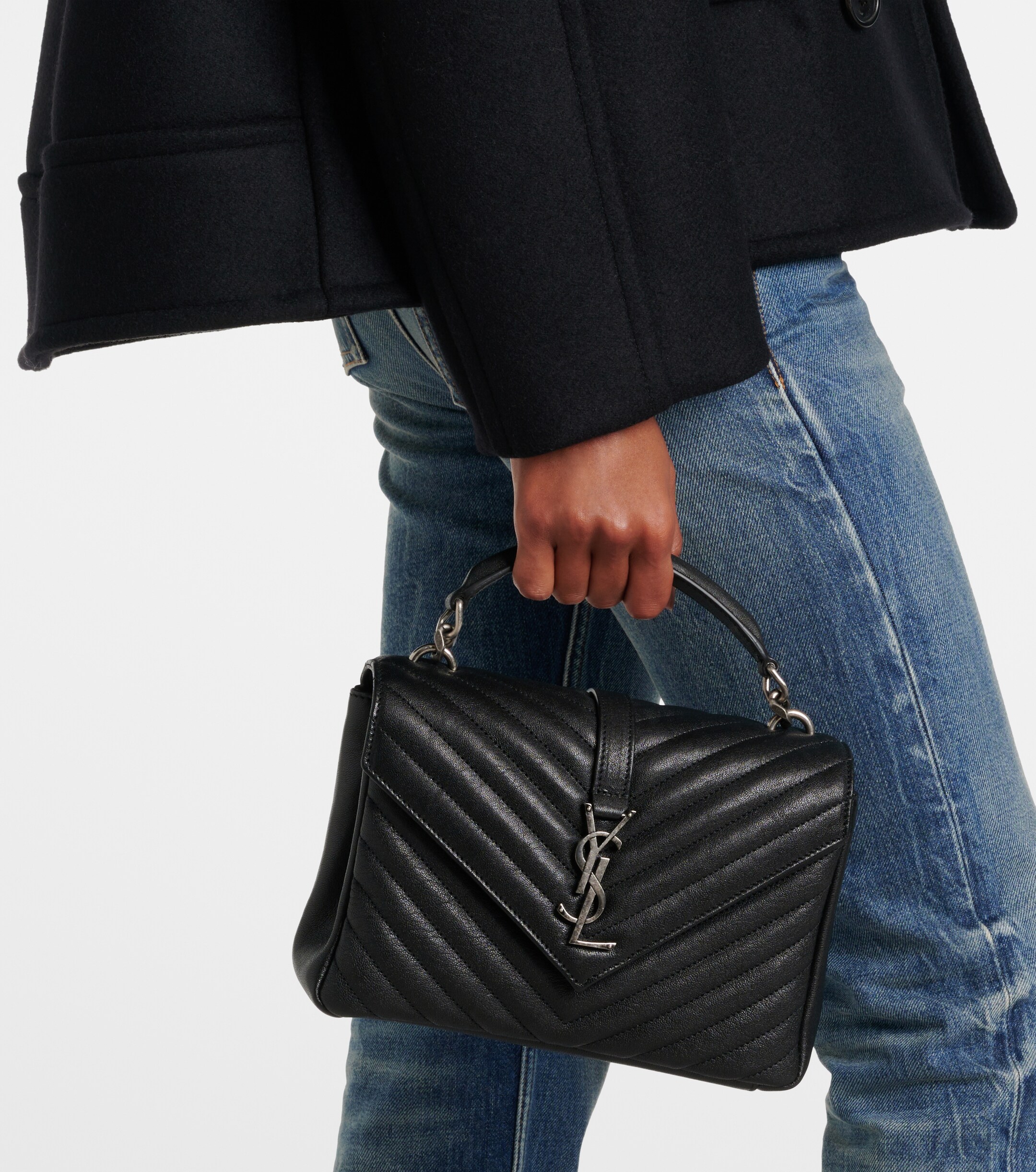 Saint Laurent Collège Medium leather shoulder bag