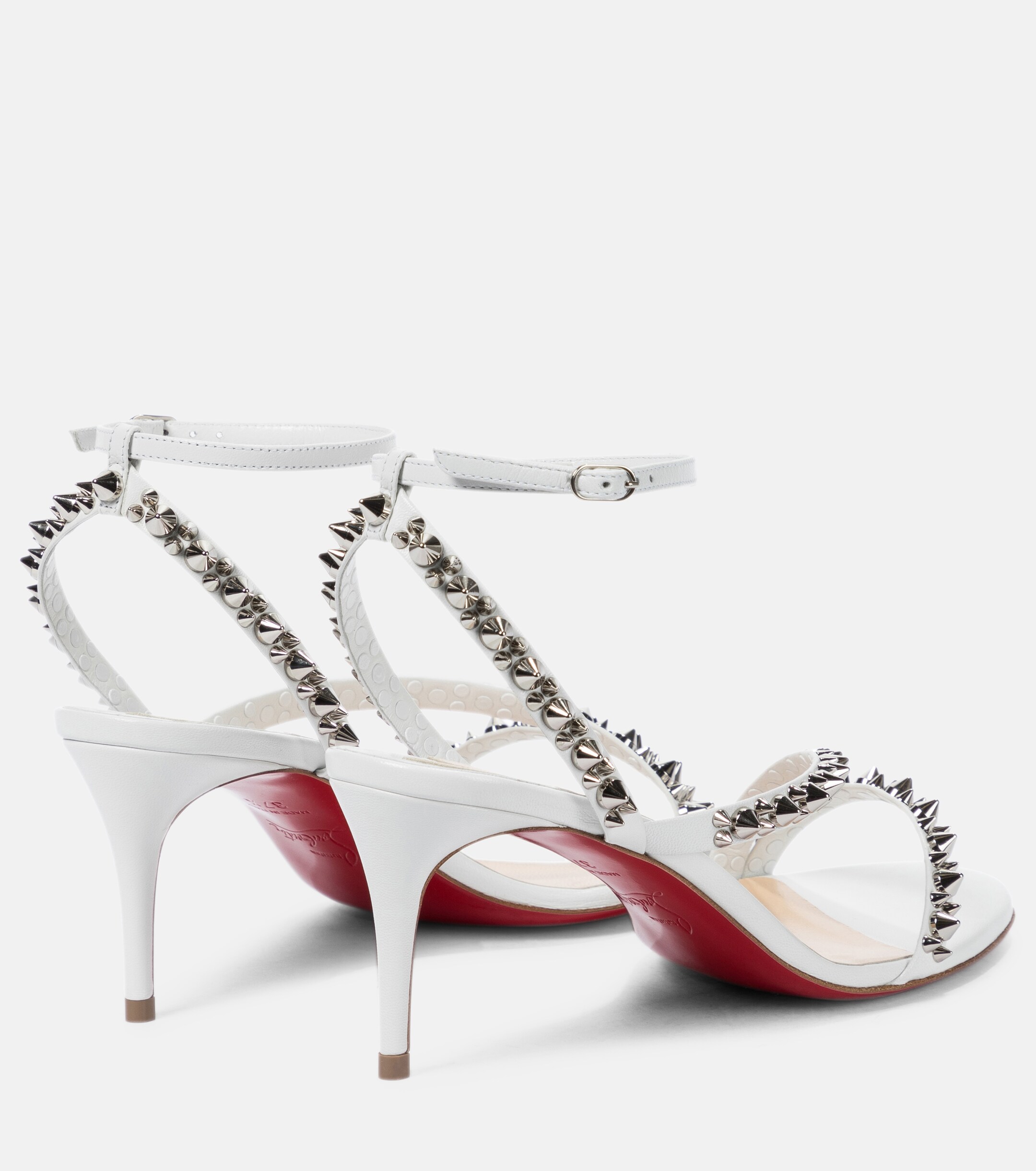 CHRISTIAN LOUBOUTIN Mafaldina Spikes 70 leather sandals thumbnail