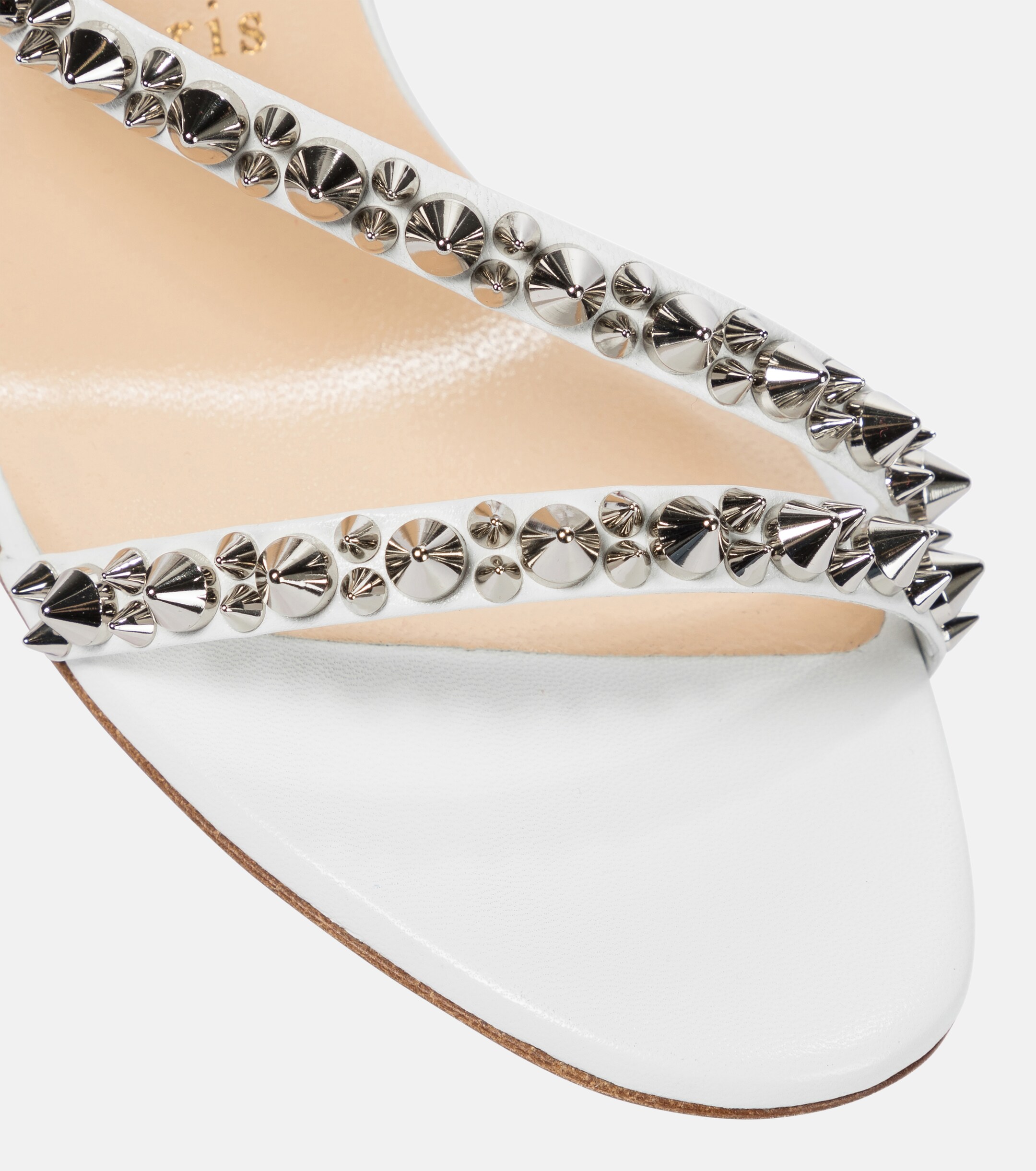 CHRISTIAN LOUBOUTIN Mafaldina Spikes 70 leather sandals thumbnail
