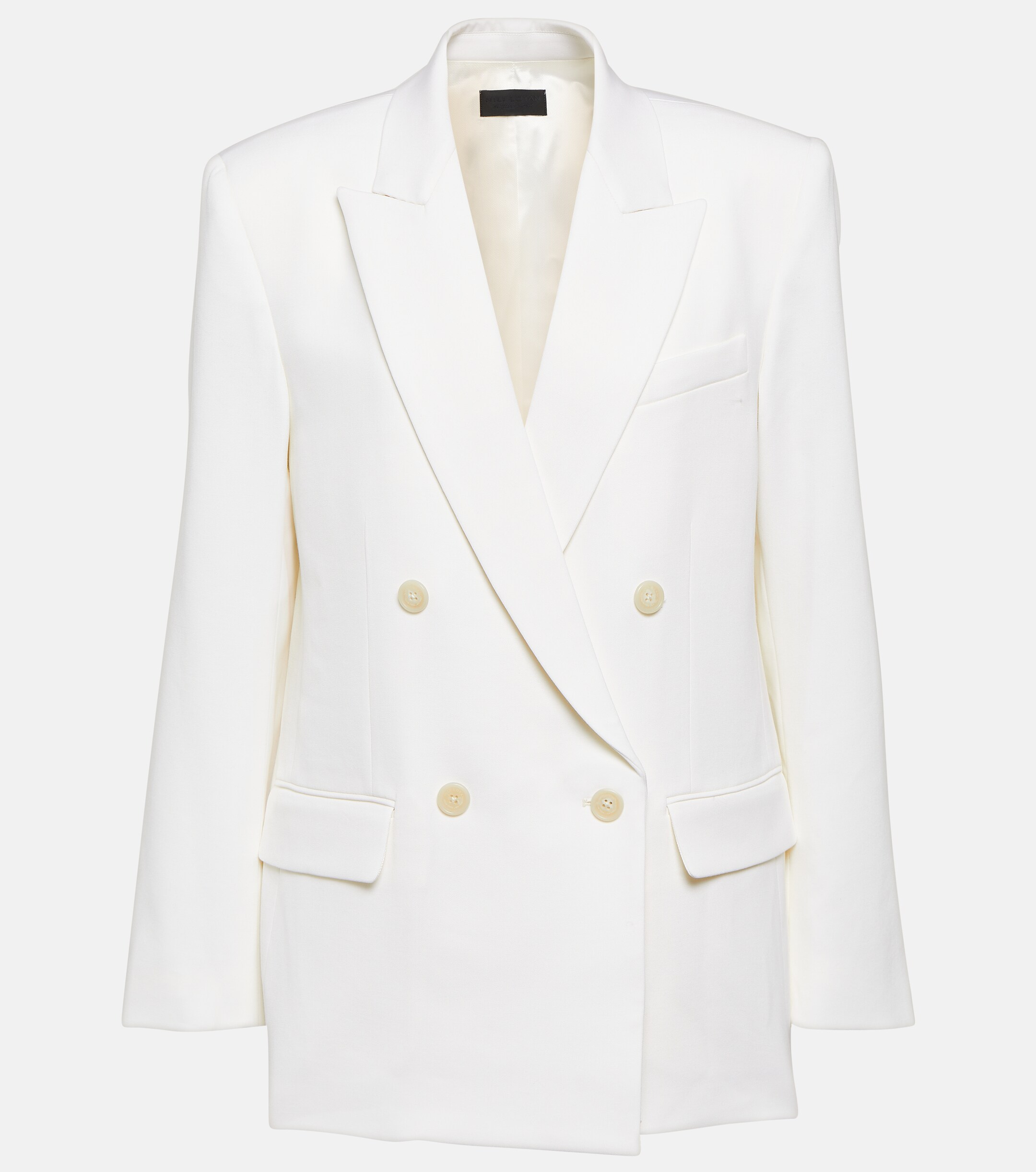 Nili Lotan Pimpton double-breasted wool blazer thumbnail