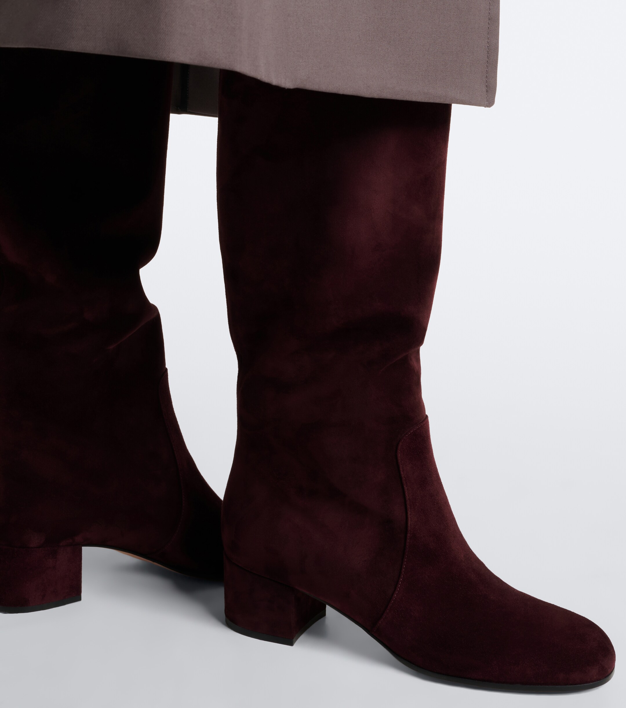 GIANVITO ROSSI Gianvito Rossi Suede knee-high boots