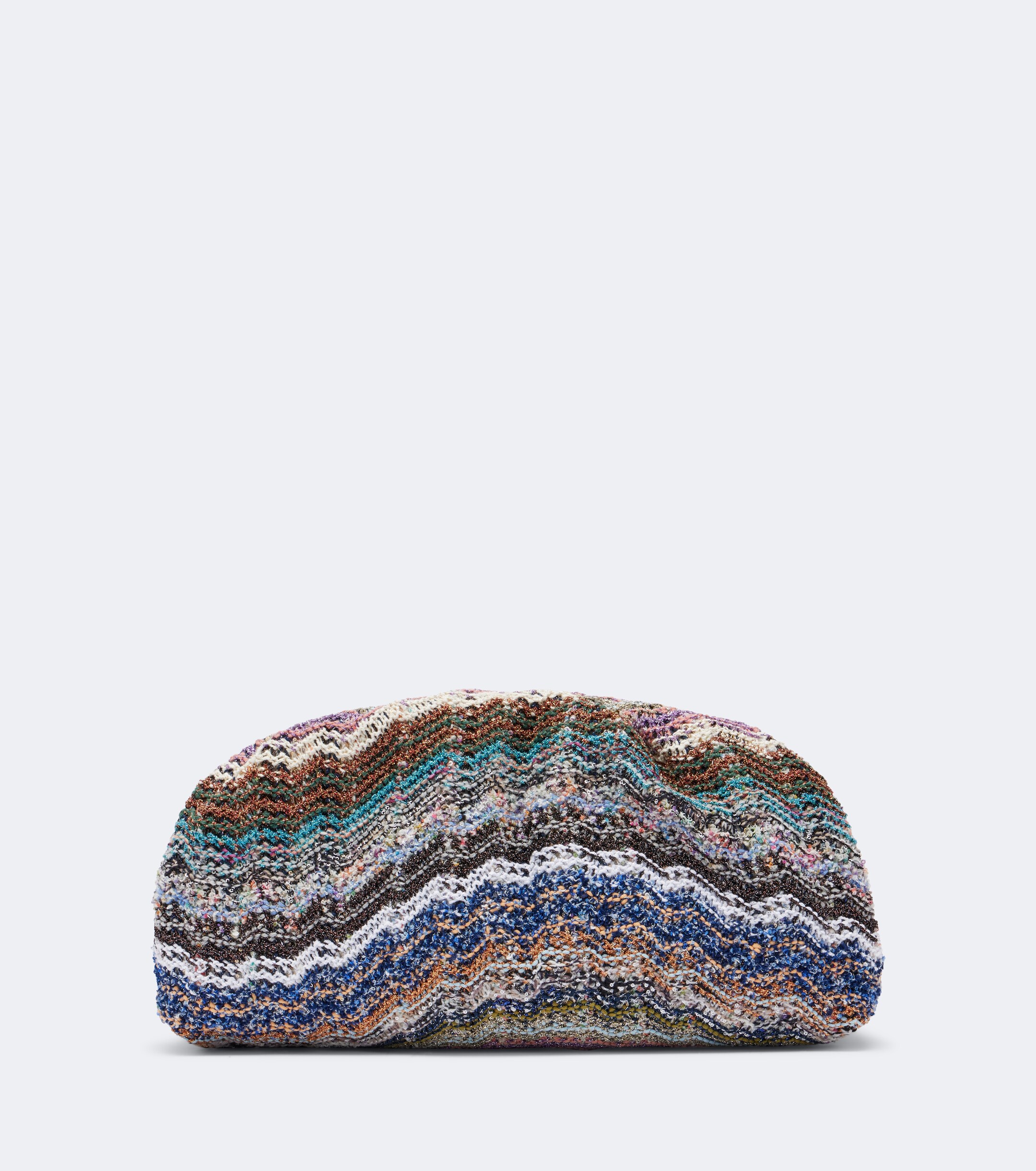 Missoni Wave Large knitted clutch