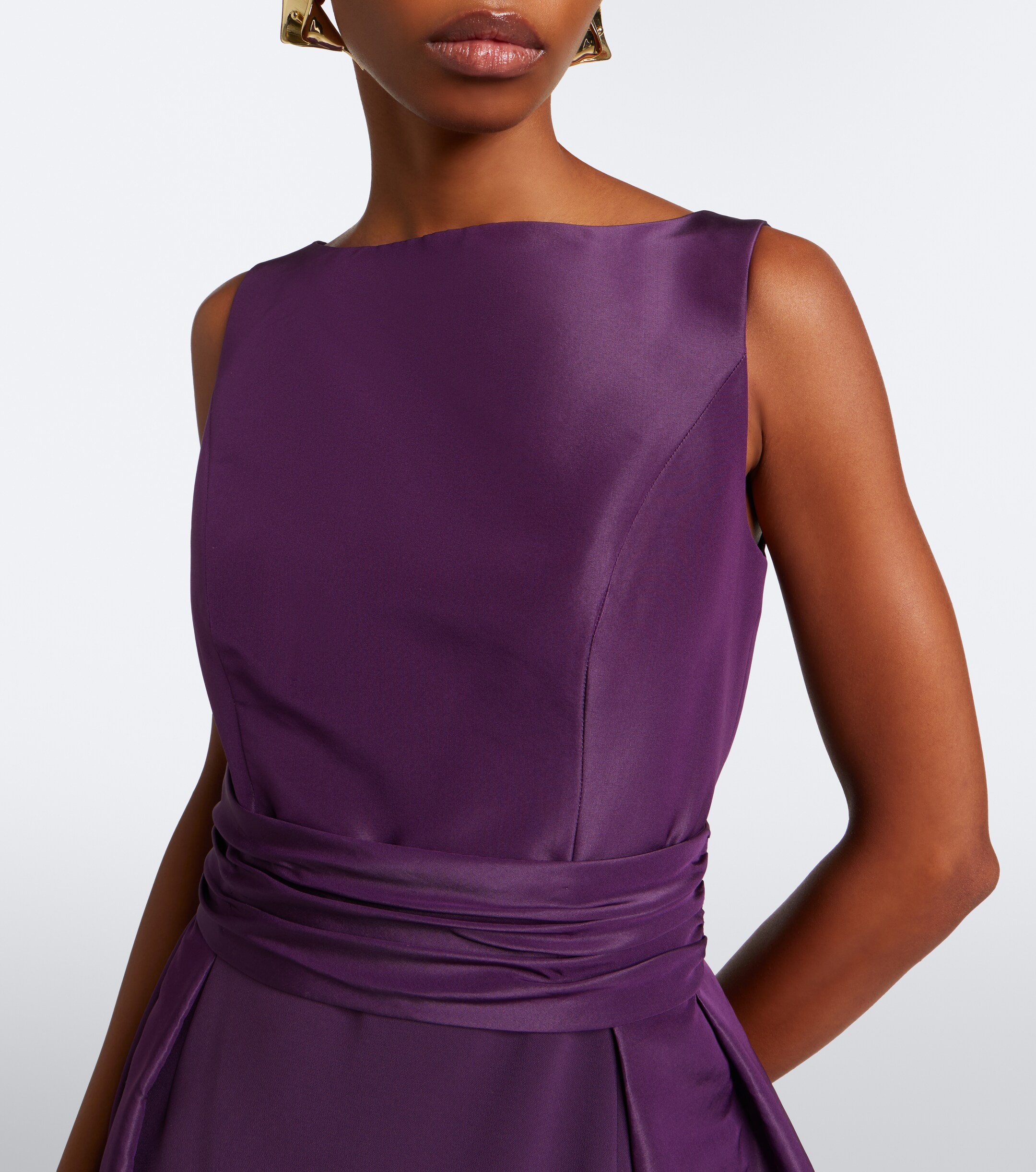 Carolina Herrera Carolina Herrera Pleated silk taffeta gown