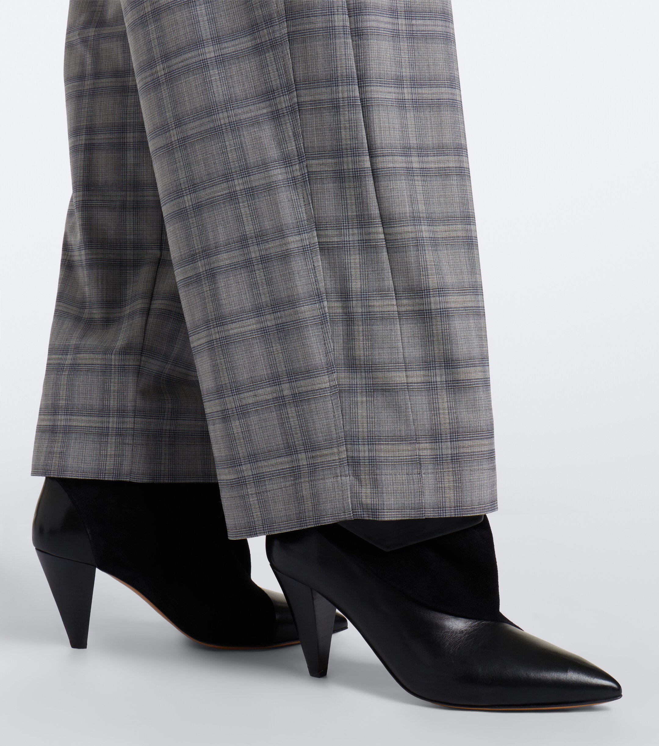 Isabel Marant Isabel Marant Lyone leather and suede ankle boots