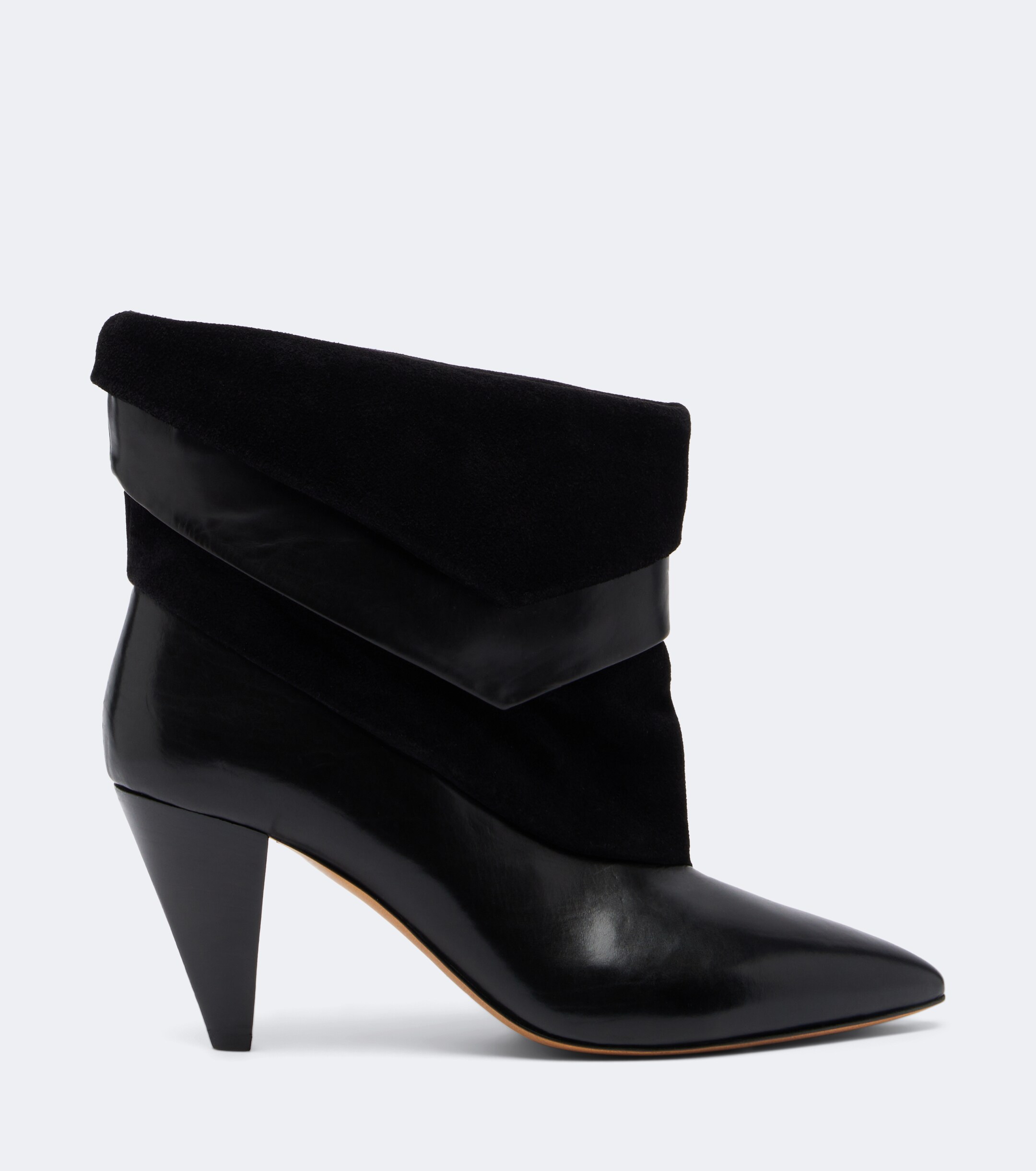 Isabel Marant Isabel Marant Lyone leather and suede ankle boots