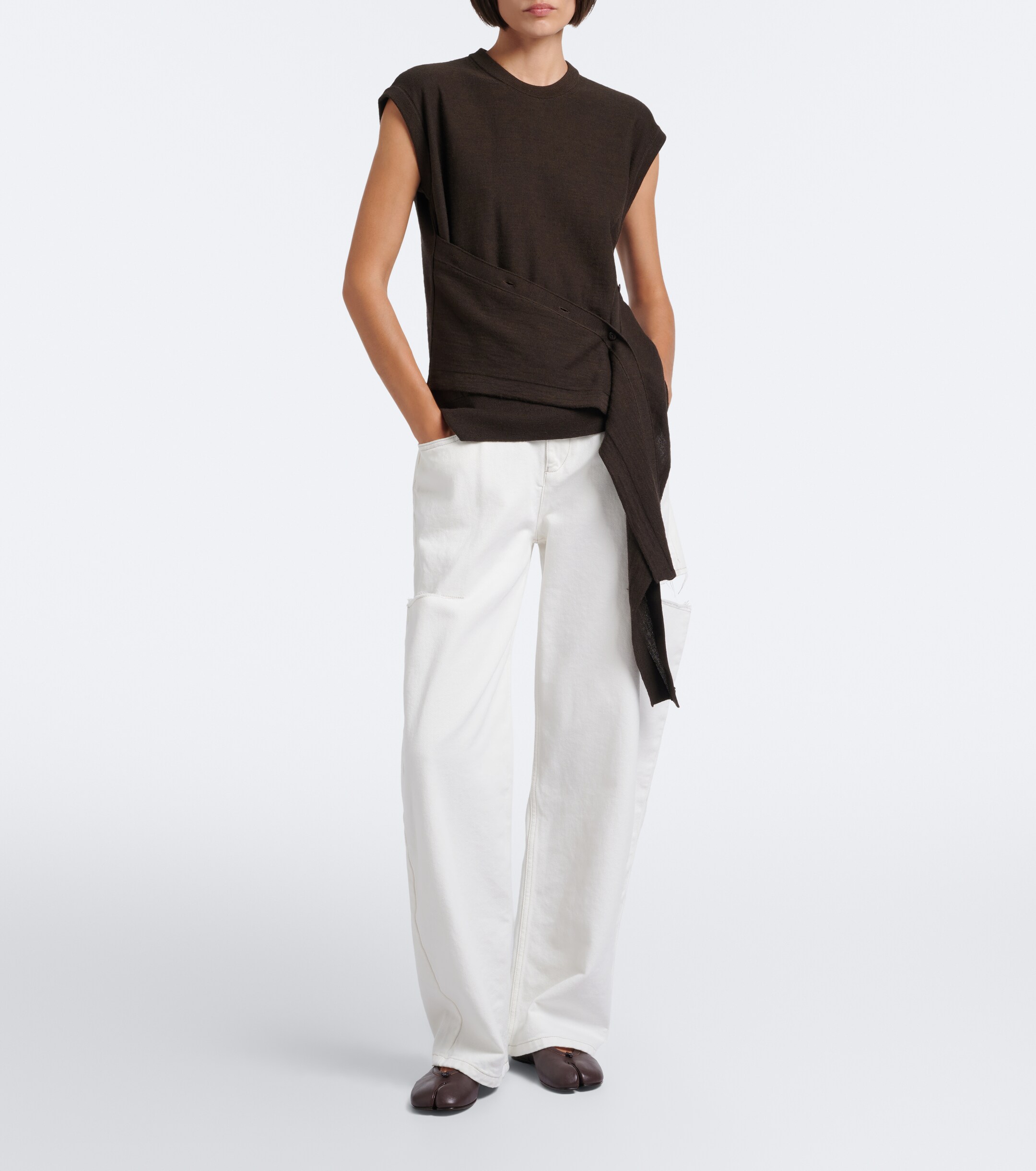 Maison Margiela Maison Margiela Tabi leather ballet flats