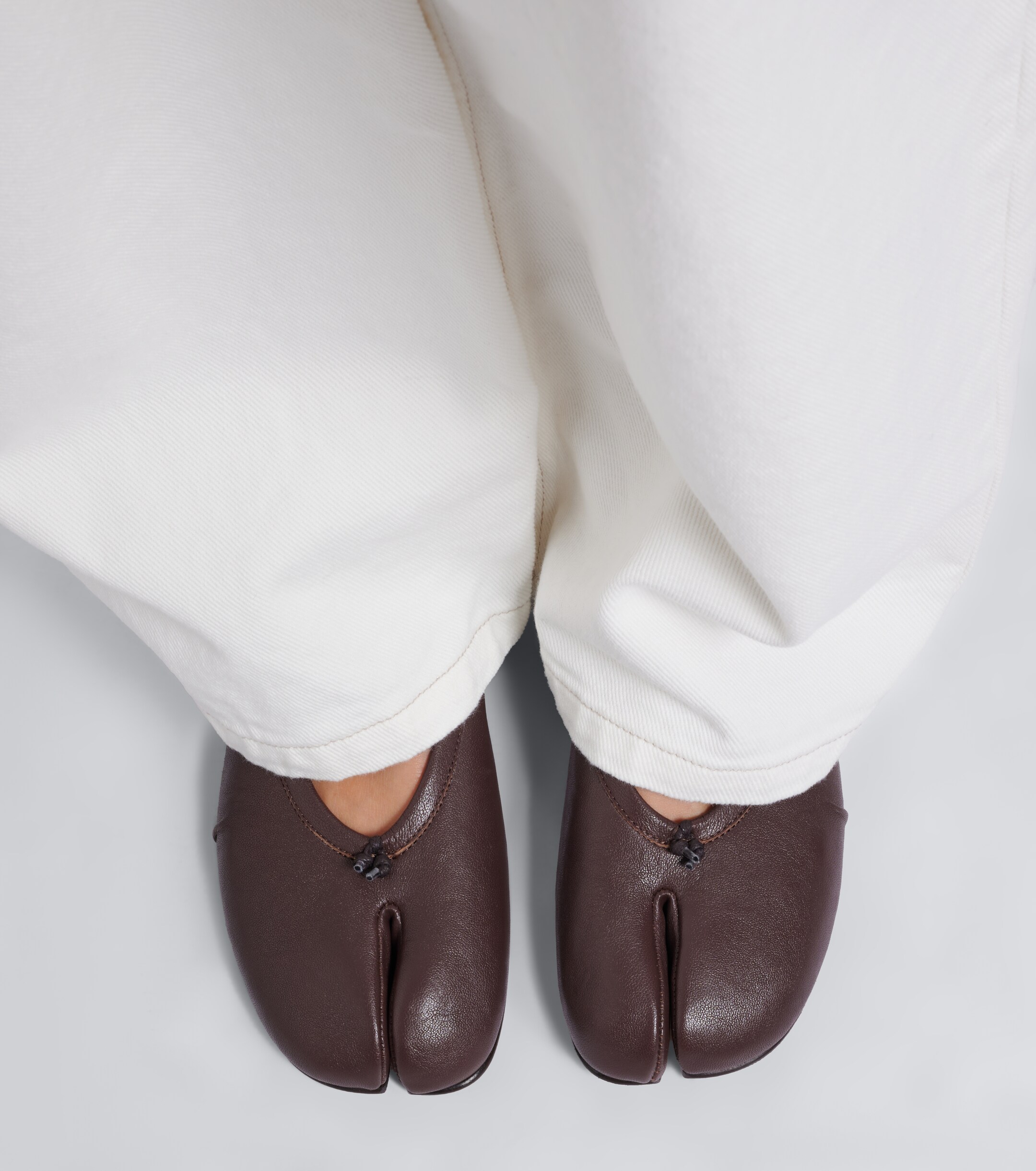 Maison Margiela Maison Margiela Tabi leather ballet flats