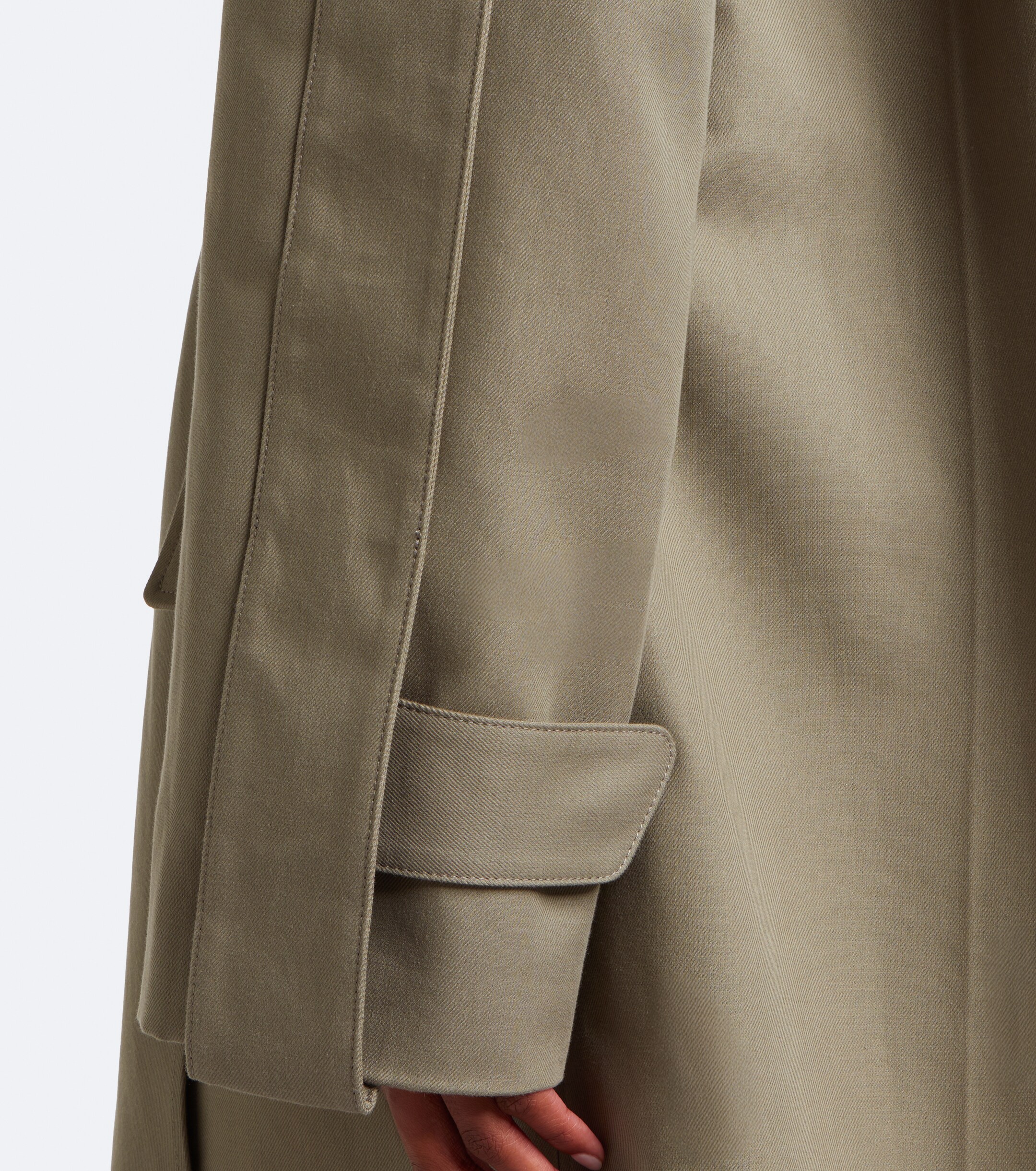 Victoria Beckham Victoria Beckham Belted cotton gabardine coat