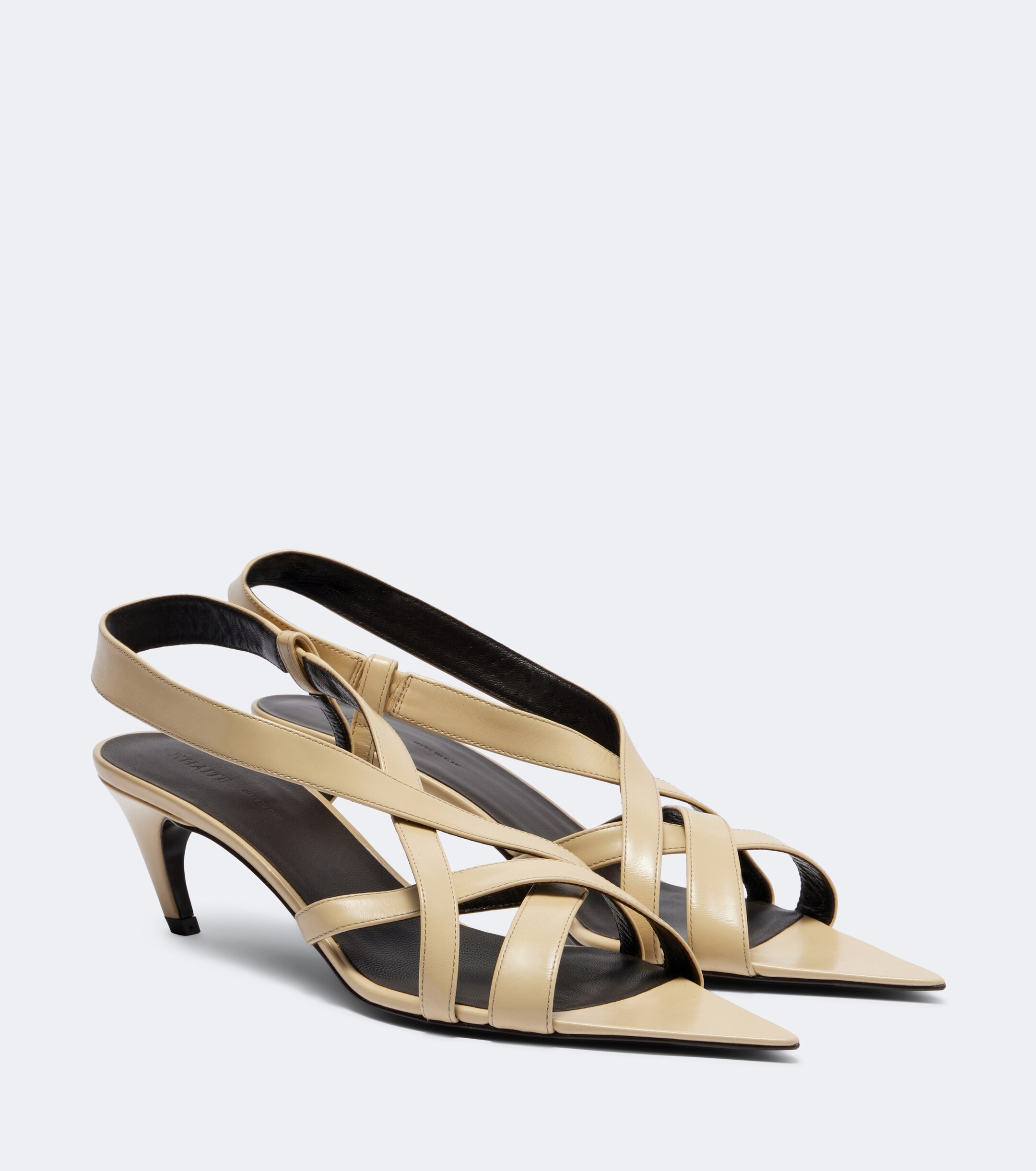 KHAITE Khaite Sadie leather slingback sandals