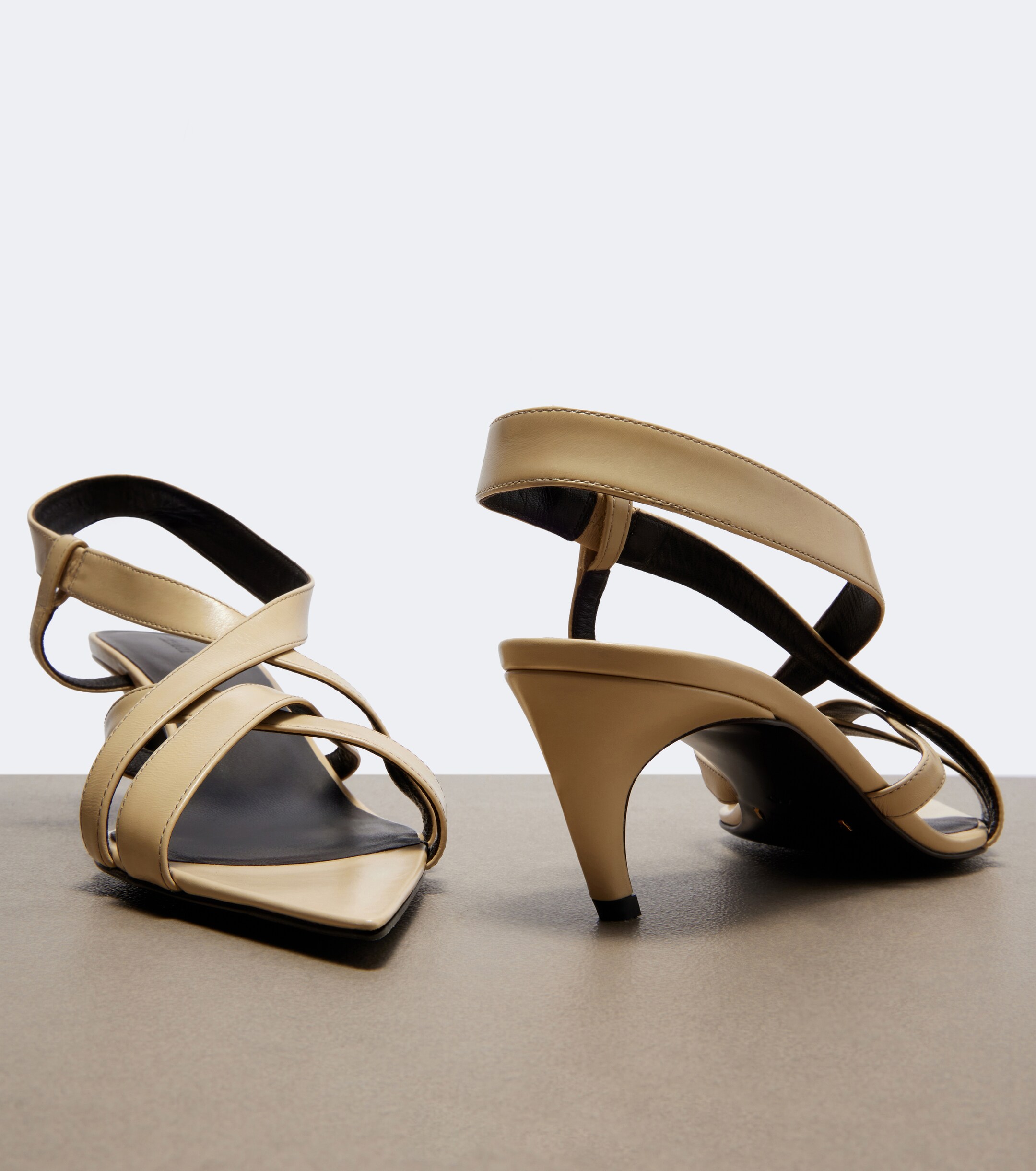 KHAITE Khaite Sadie leather slingback sandals