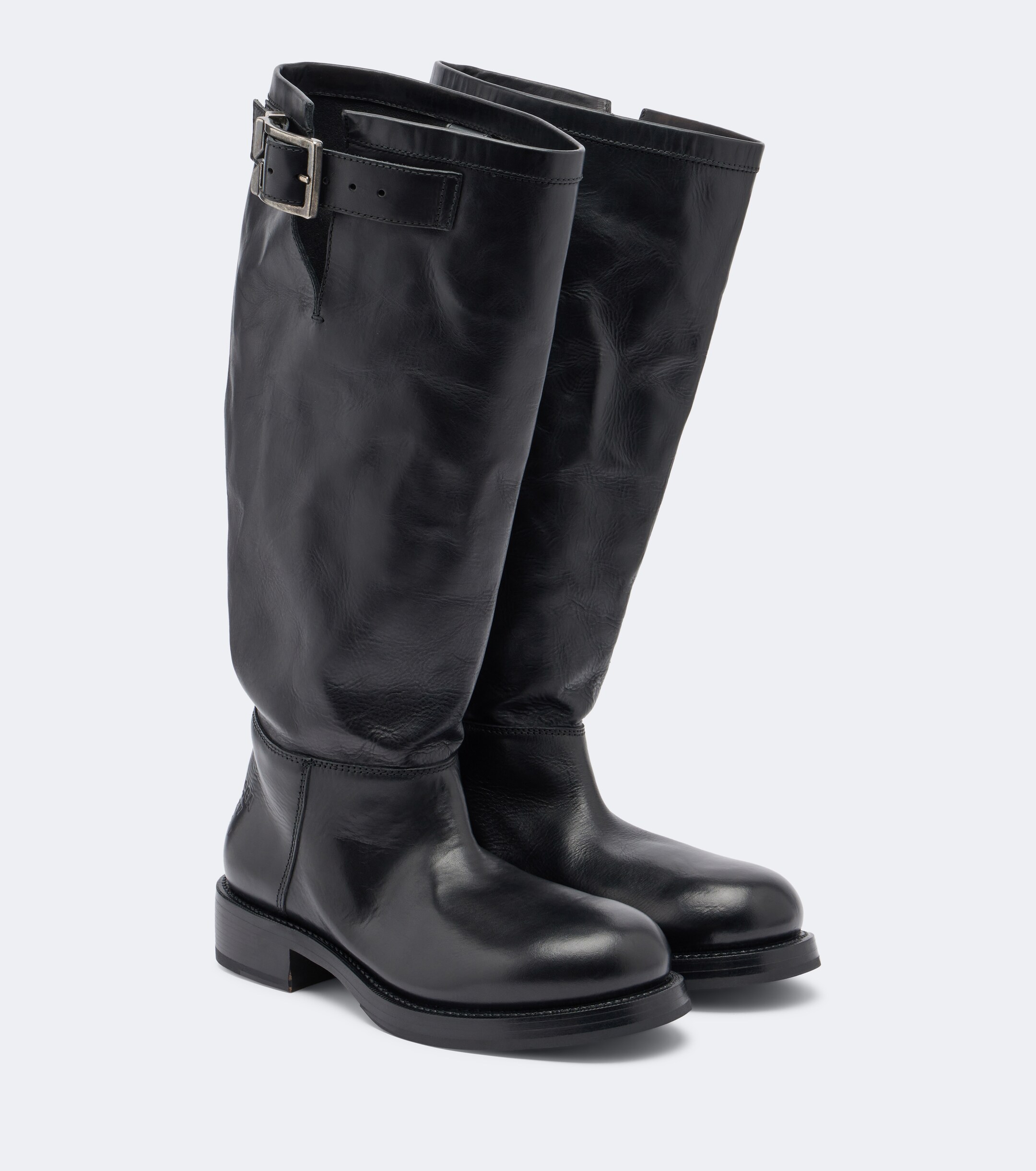Balenciaga Balenciaga Leather biker boots