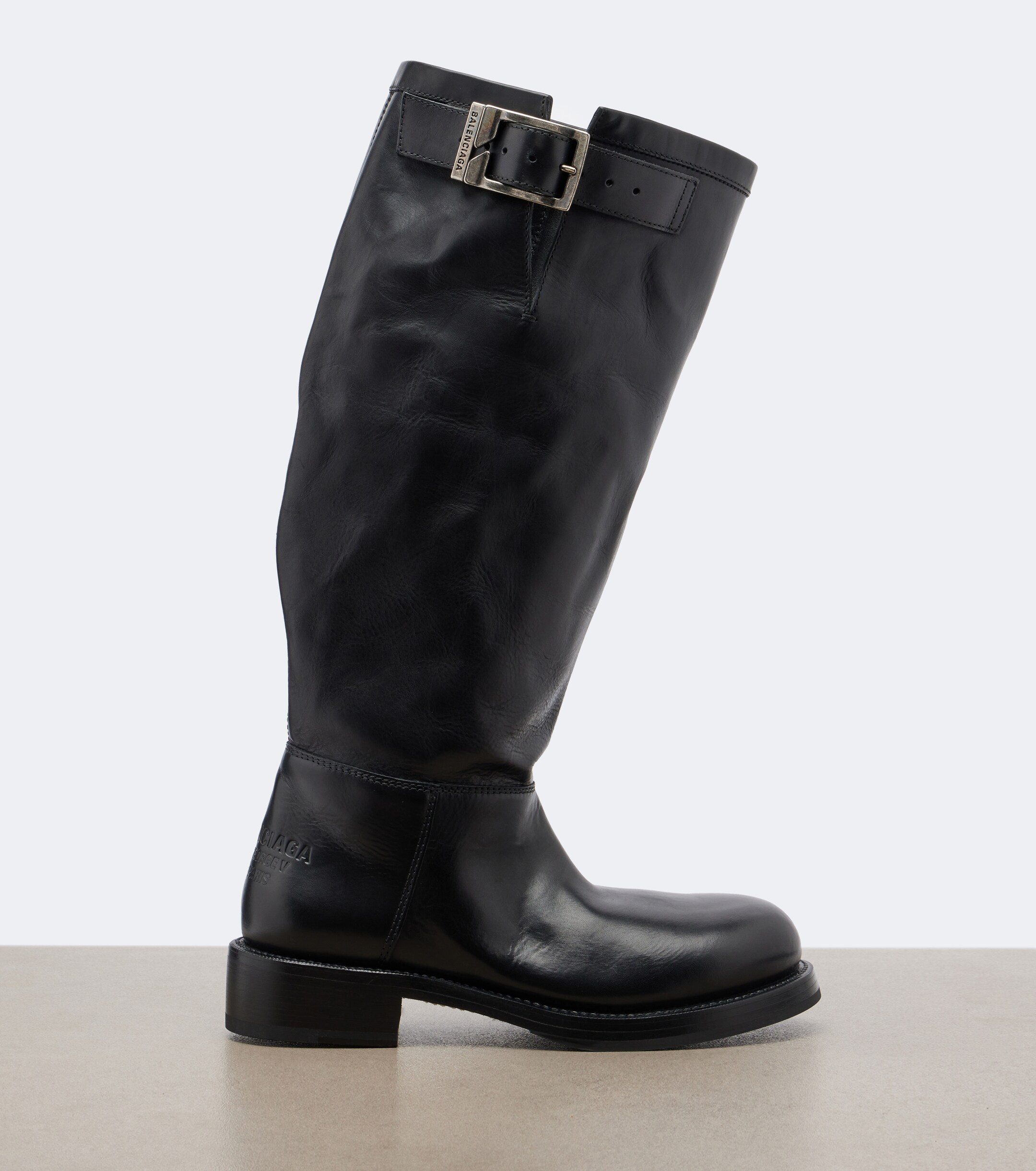 Balenciaga Balenciaga Leather biker boots