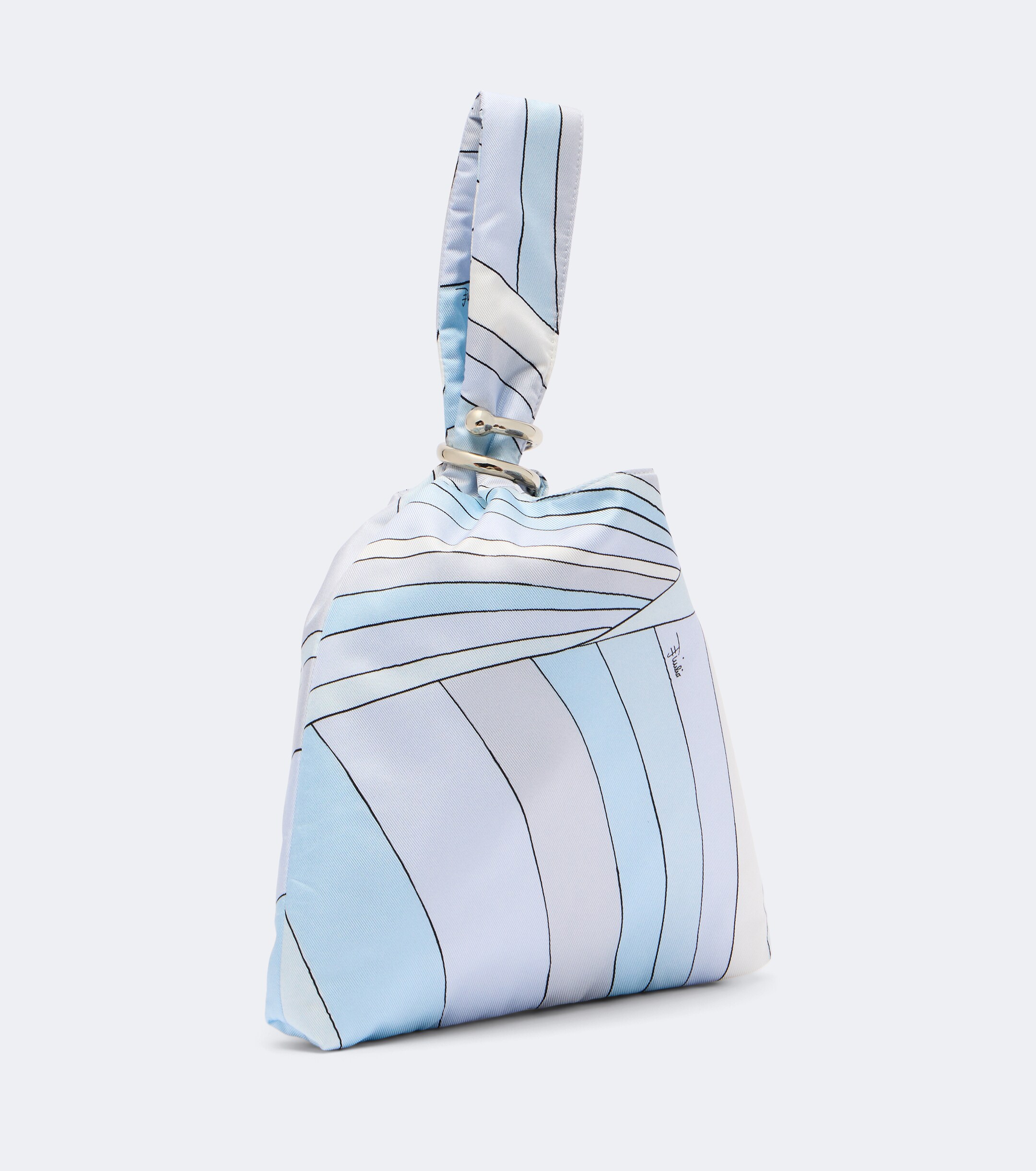 Pucci Emilio Iride silk twill top-handle bag
