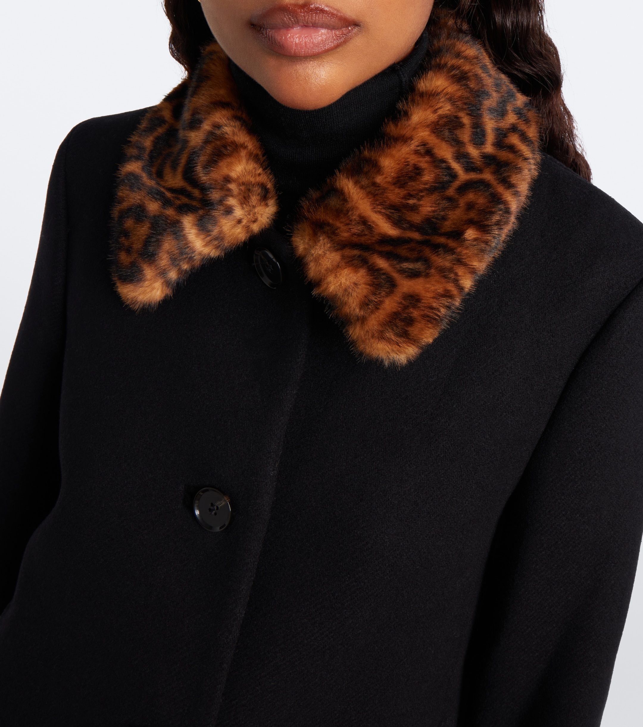 RIXO Rixo Aldith leopard-print wool-blend jacket