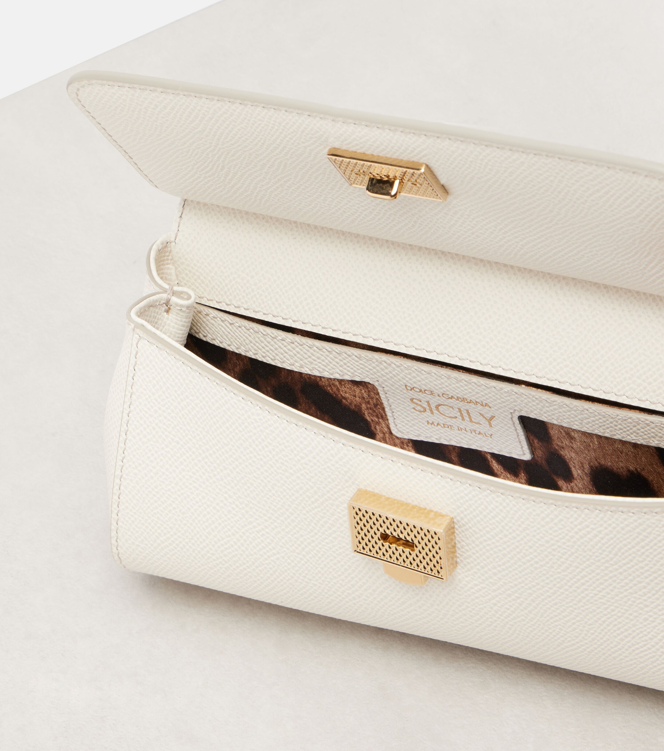 Dolce&Gabbana Sicily Small leather shoulder bag