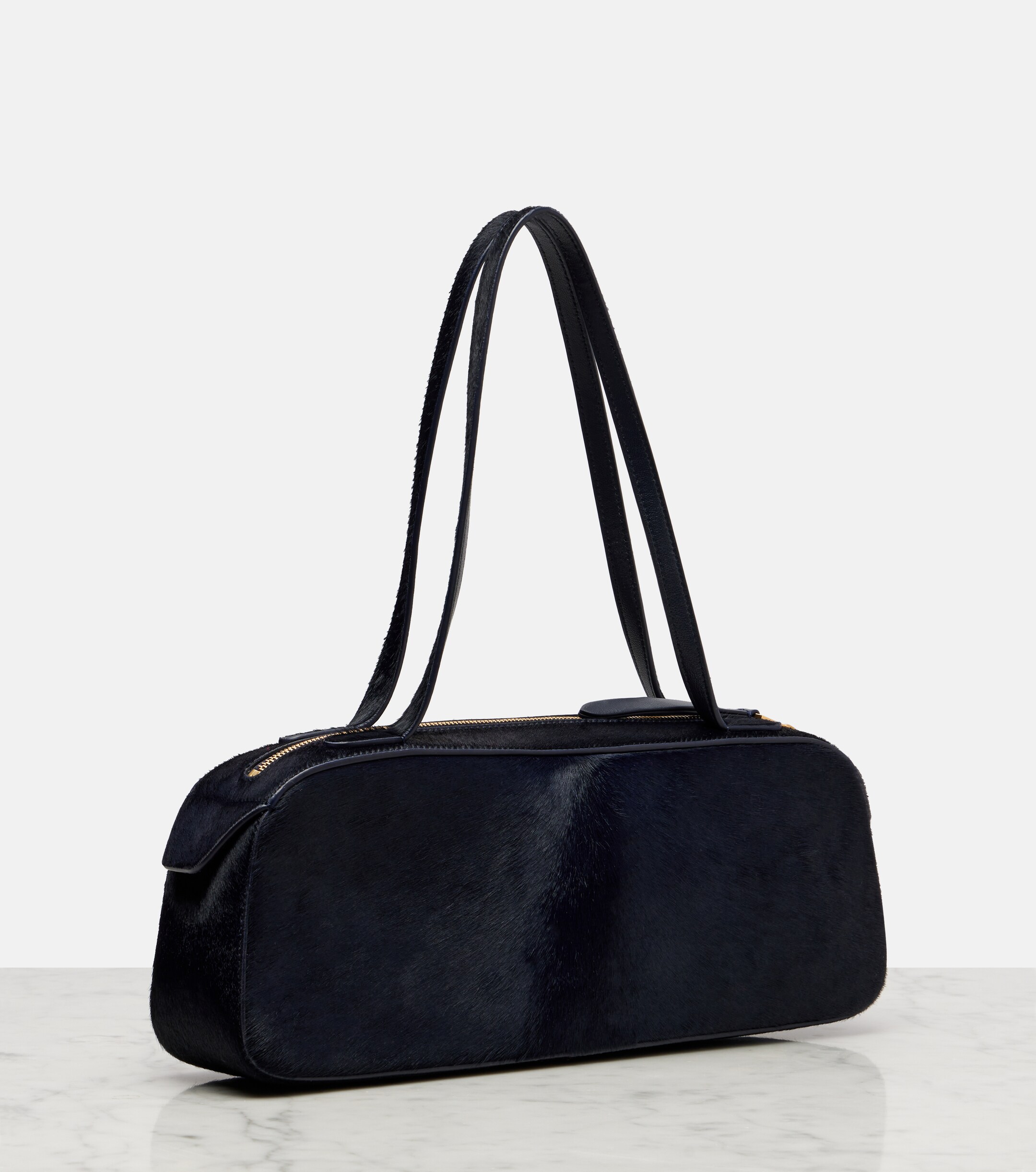 KHAITE Simona calf hair shoulder bag