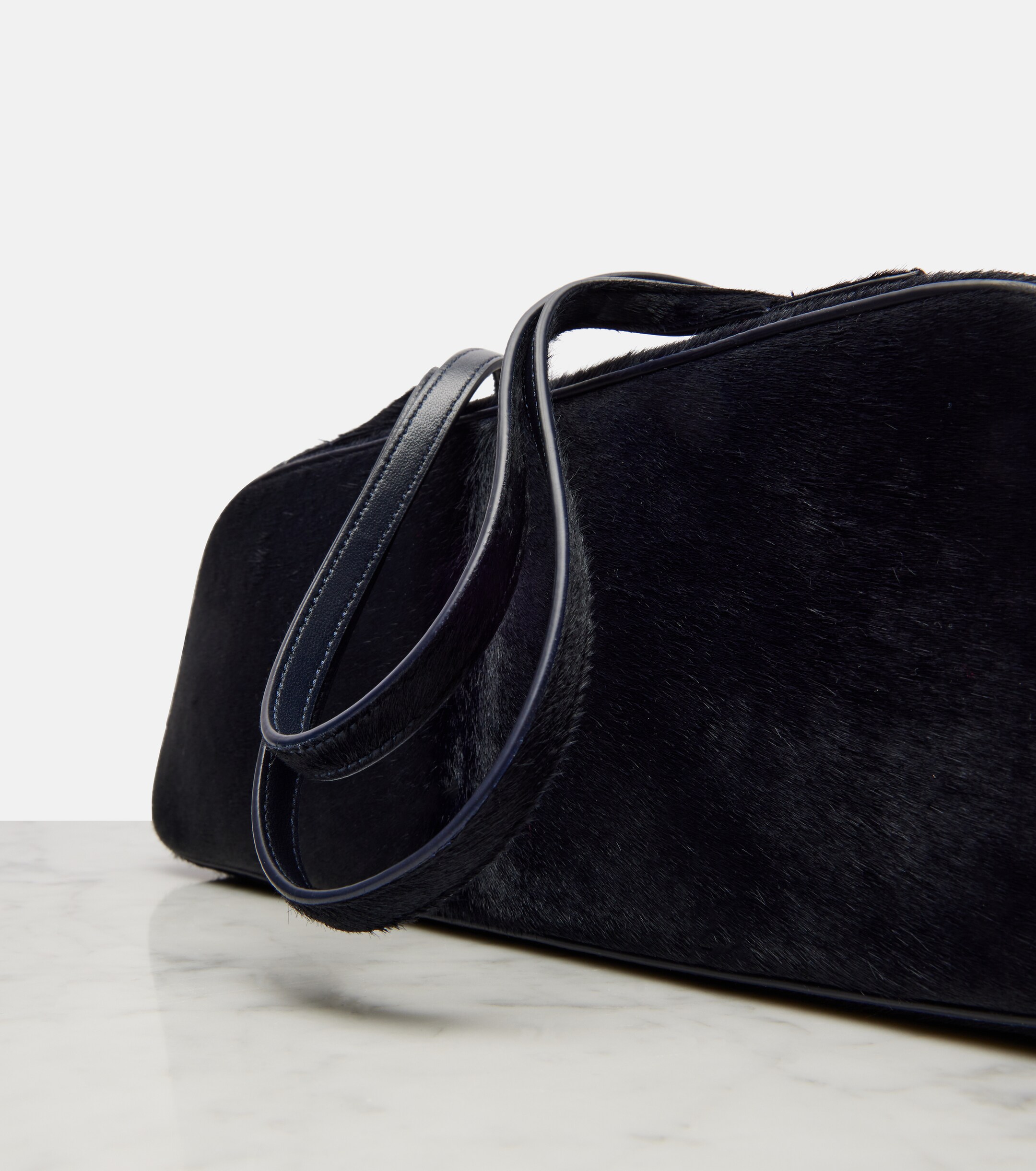 KHAITE Simona calf hair shoulder bag