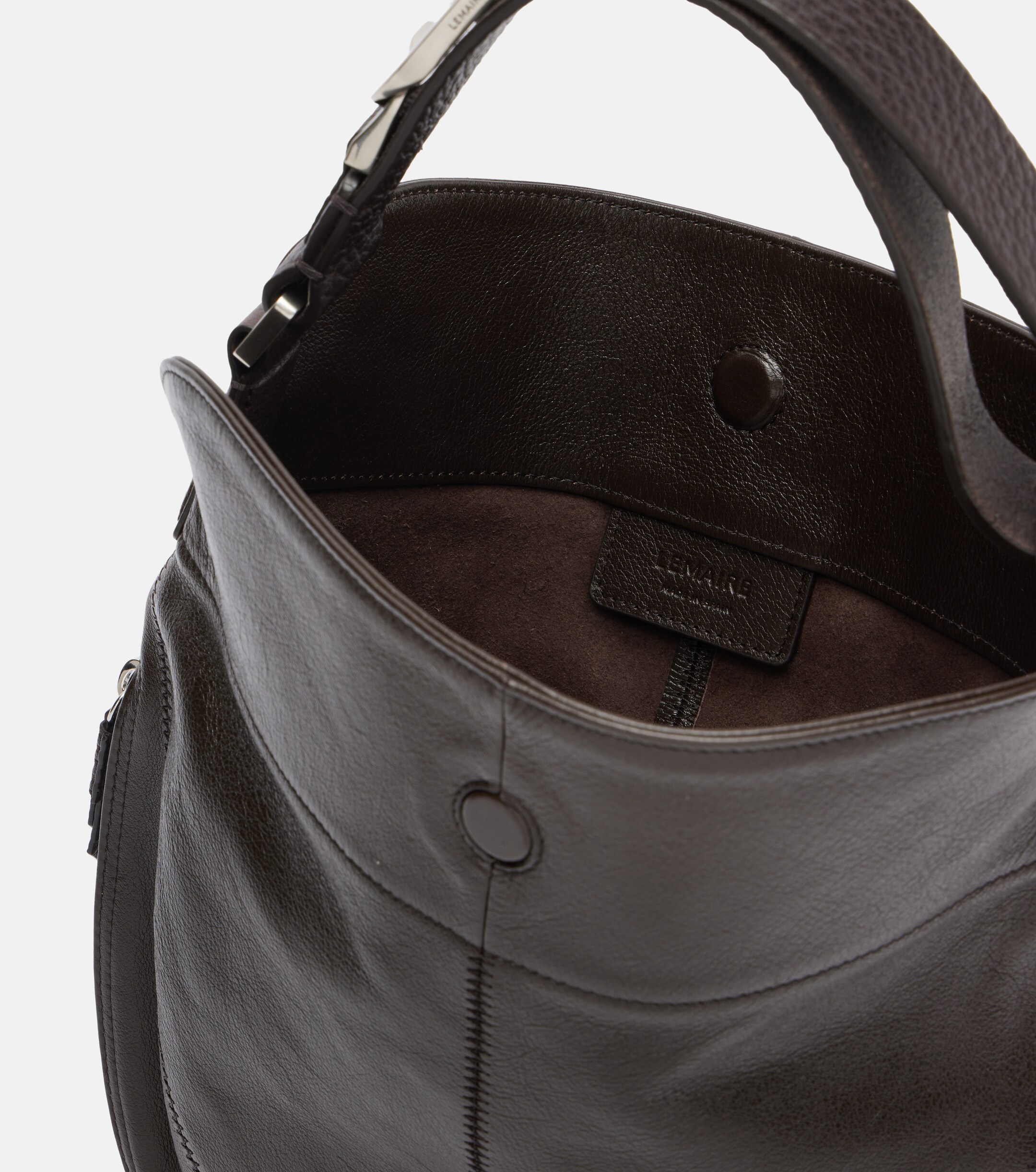 Lemaire Quiver Clip Medium leather shoulder bag