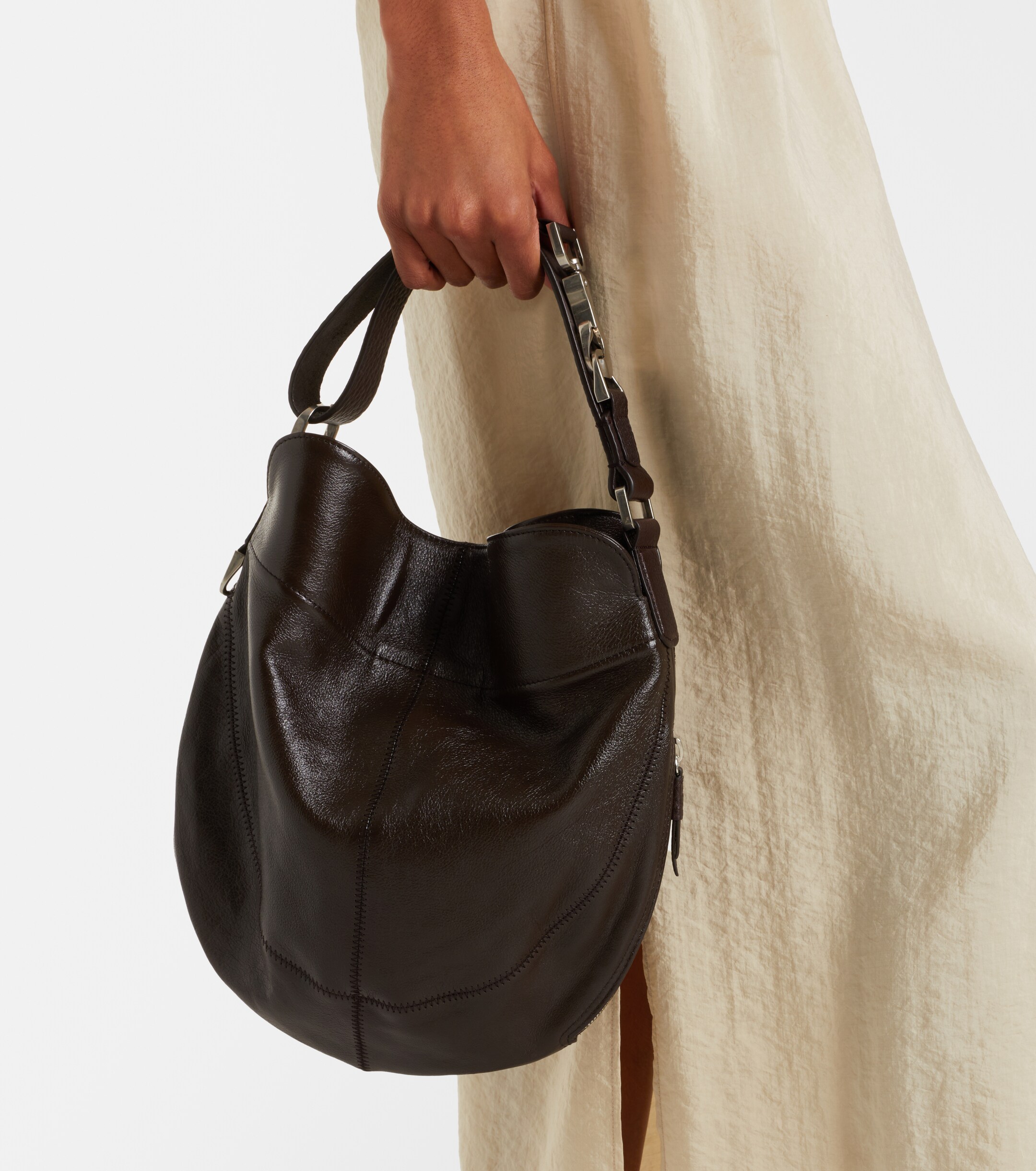 Lemaire Quiver Clip Medium leather shoulder bag