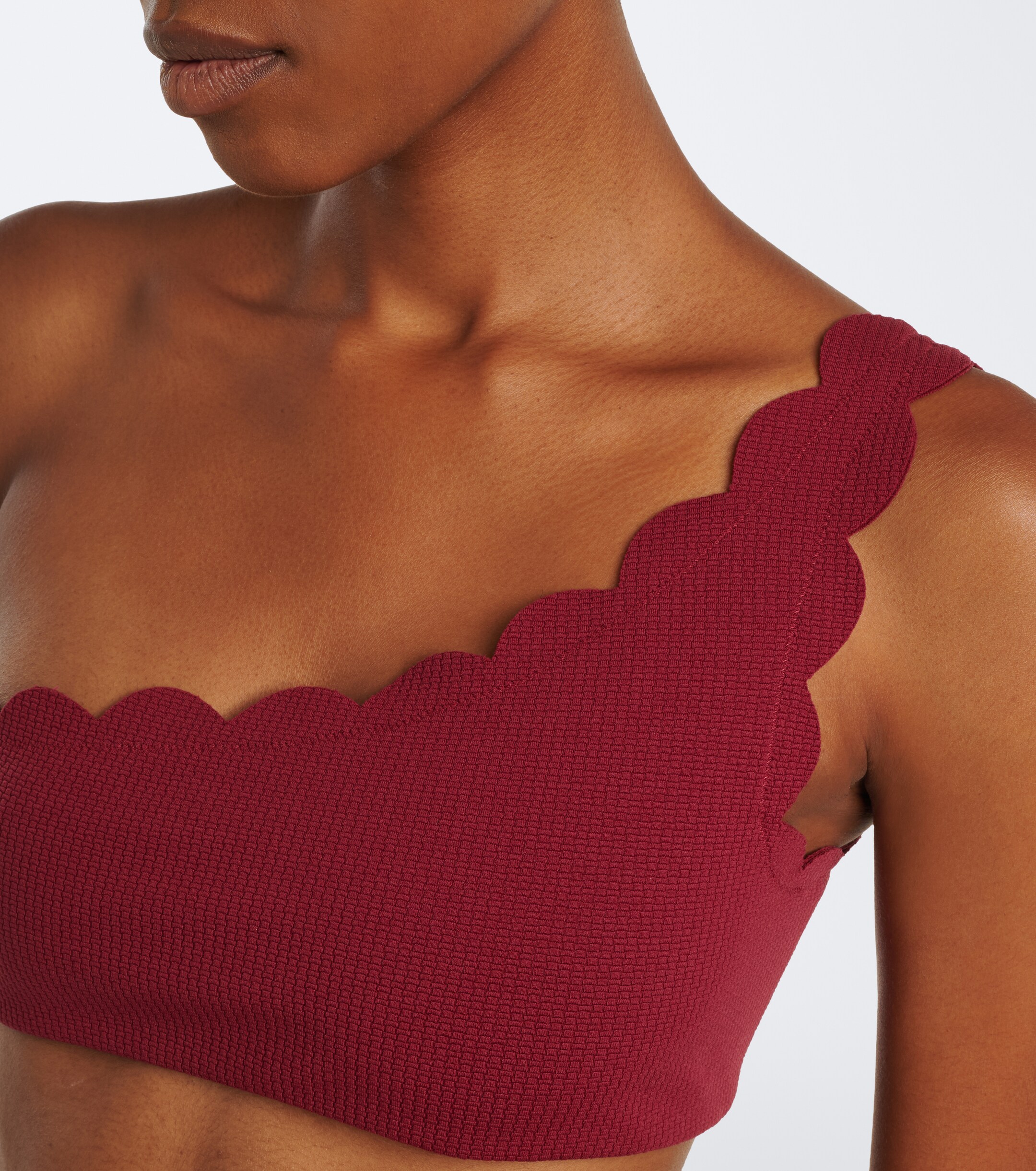 Marysia Marysia Santa Barbara scalloped bikini top