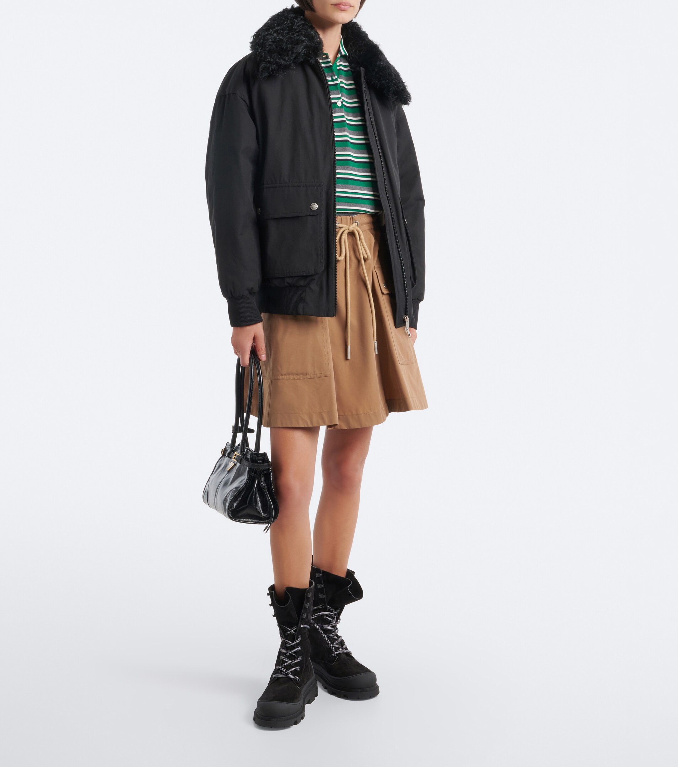 Moncler Moncler Vera suede lace-up boots