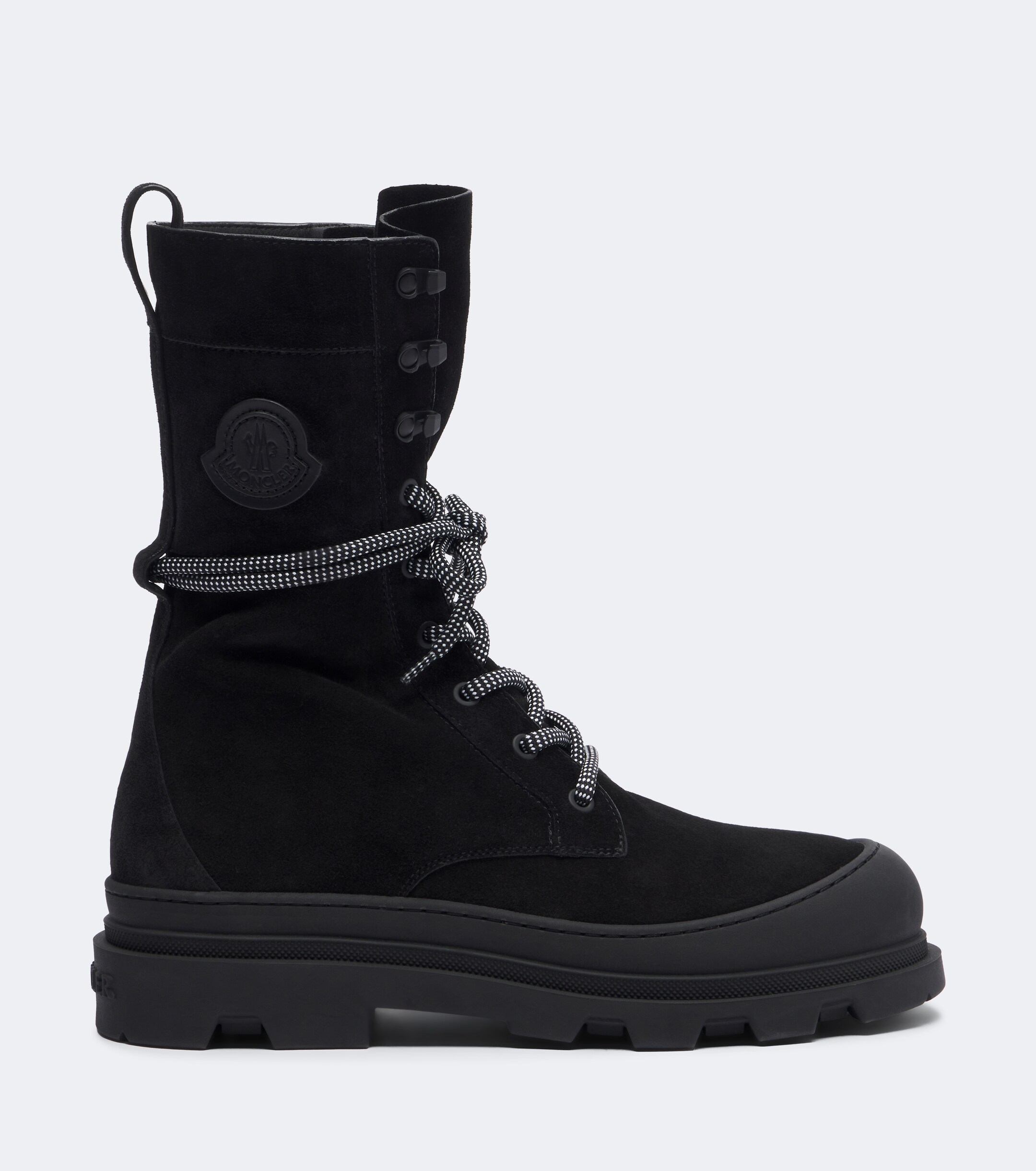 Moncler Moncler Vera suede lace-up boots