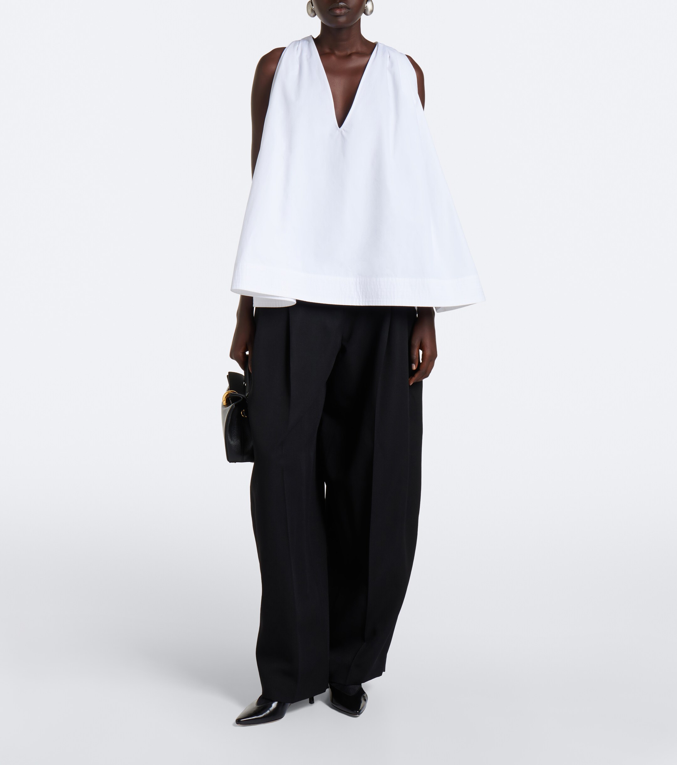 Jacquemus Valérie Small leather top-handle bag