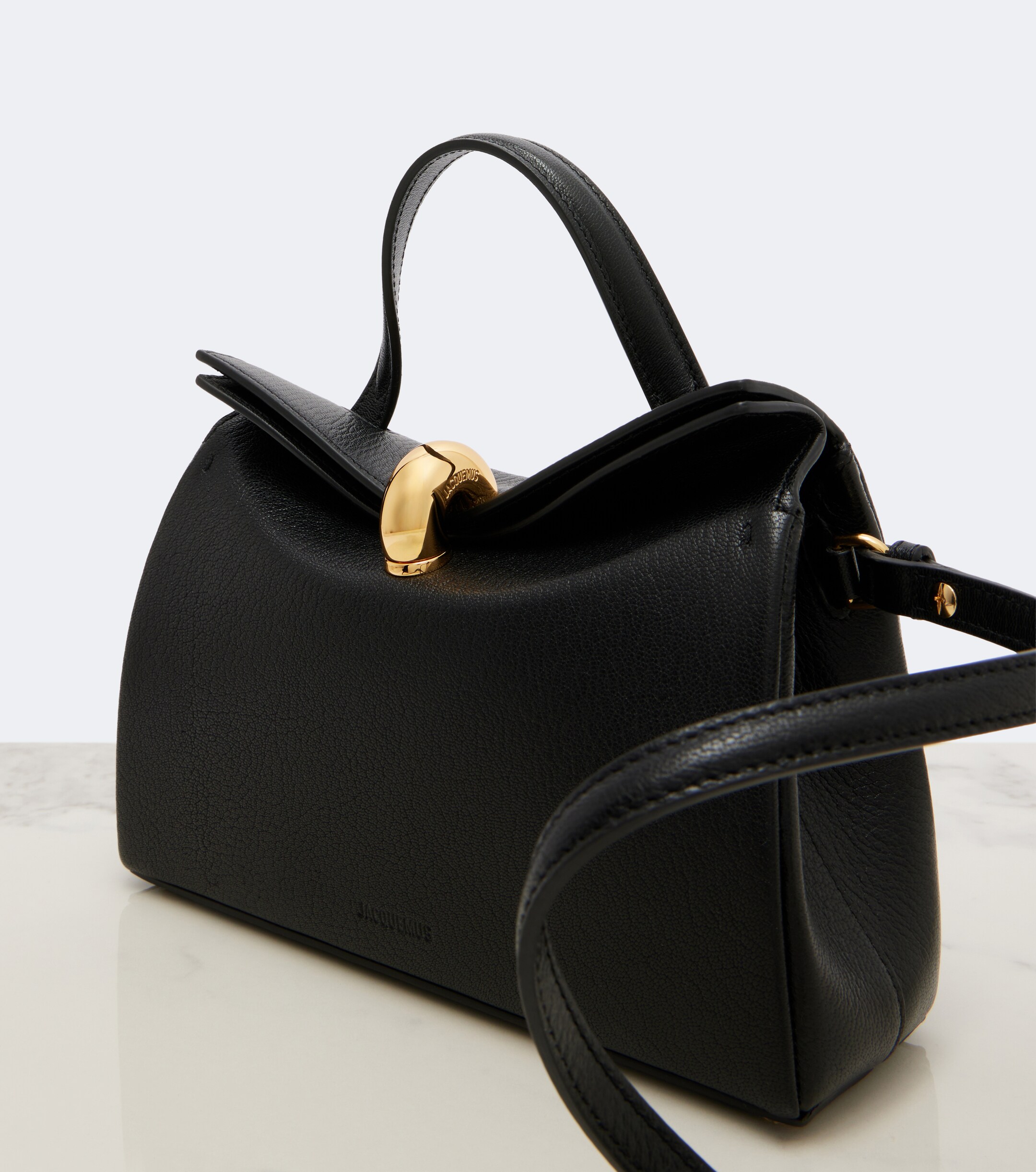 Jacquemus Valérie Small leather top-handle bag