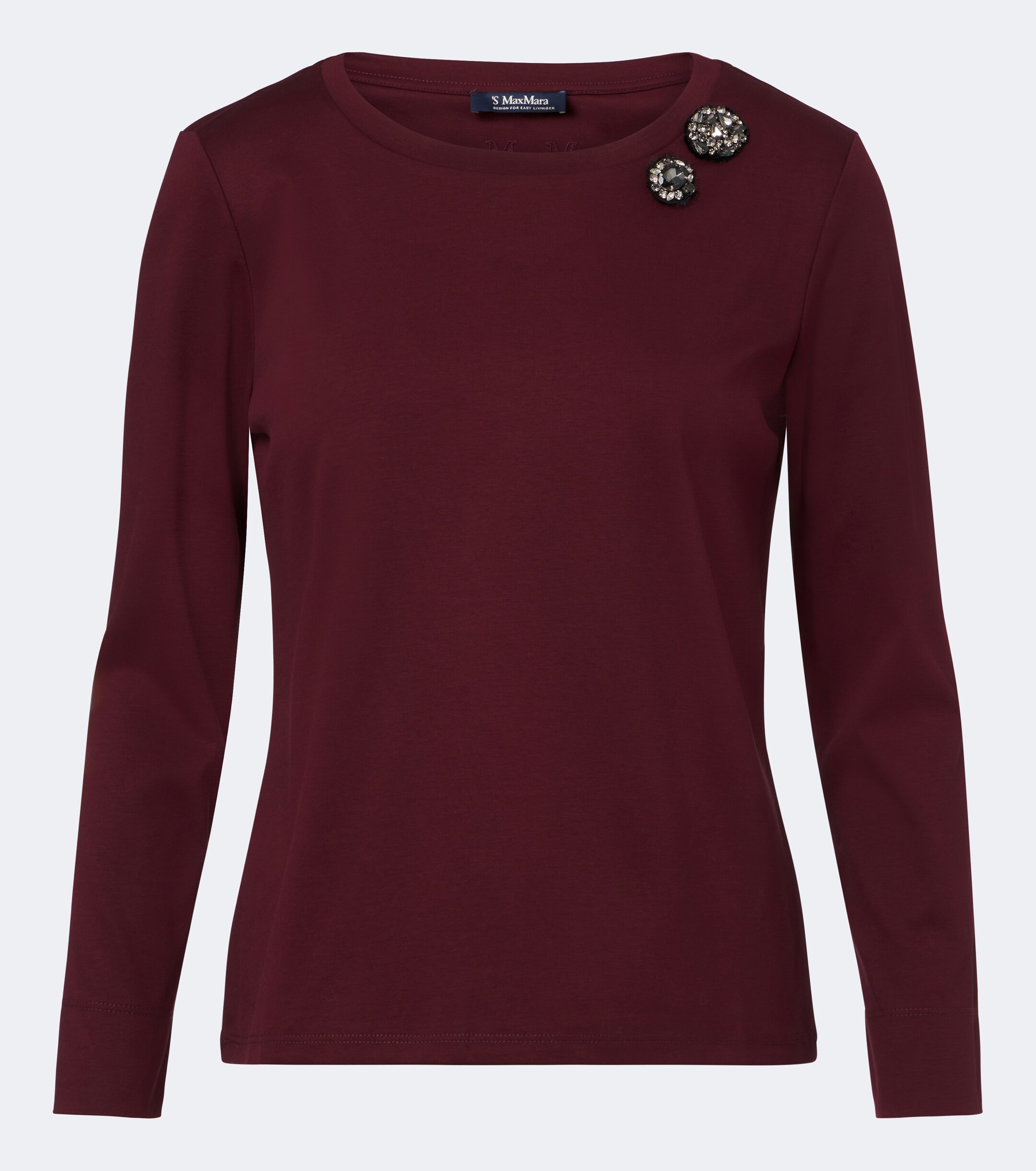 S Max Mara 'S Max Mara Embellished cotton-jersey T-shirt