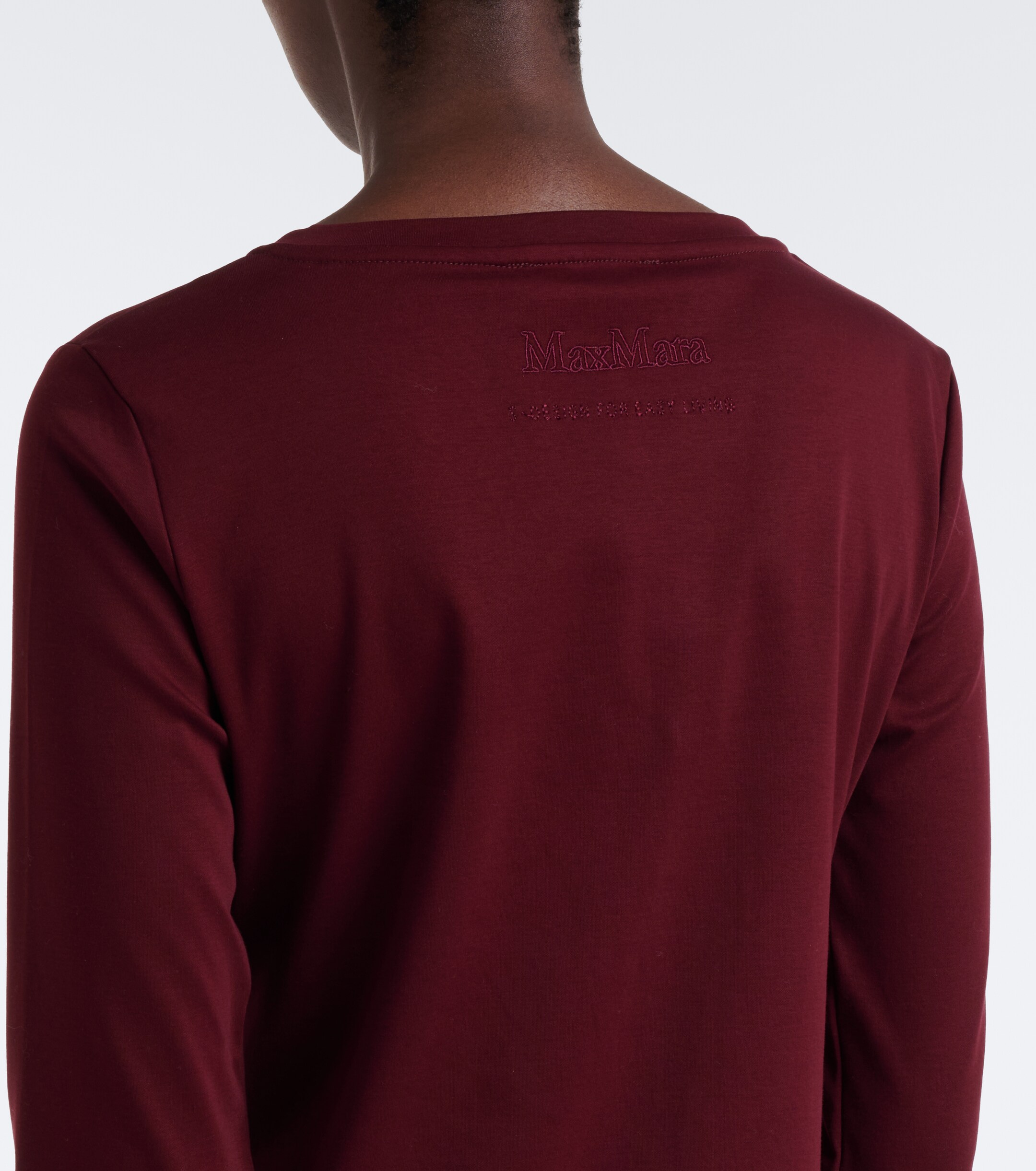 S Max Mara 'S Max Mara Embellished cotton-jersey T-shirt