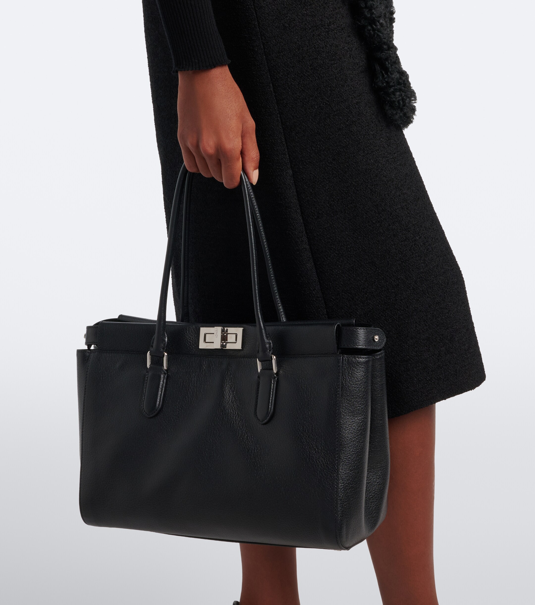 Fendi Peekaboo® Small leather tote bag