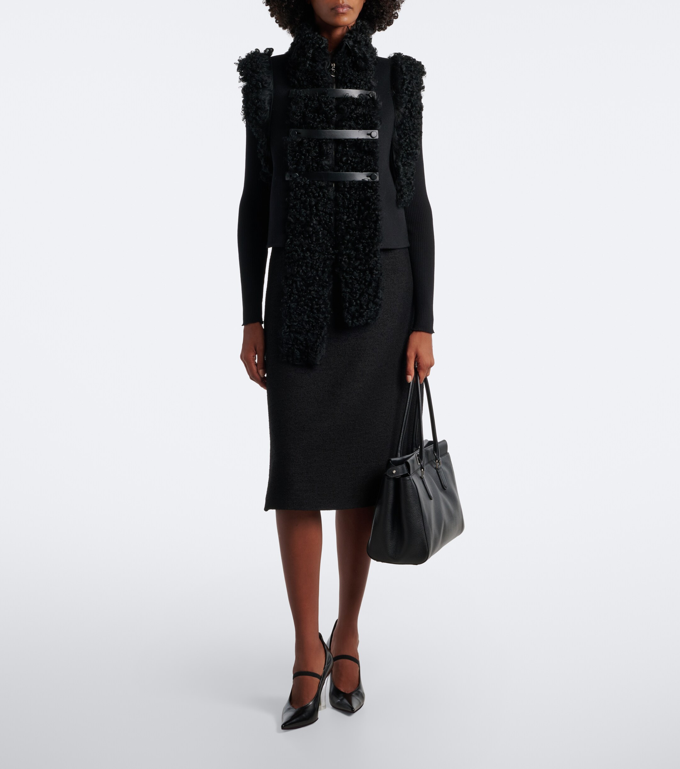 Fendi Peekaboo® Small leather tote bag