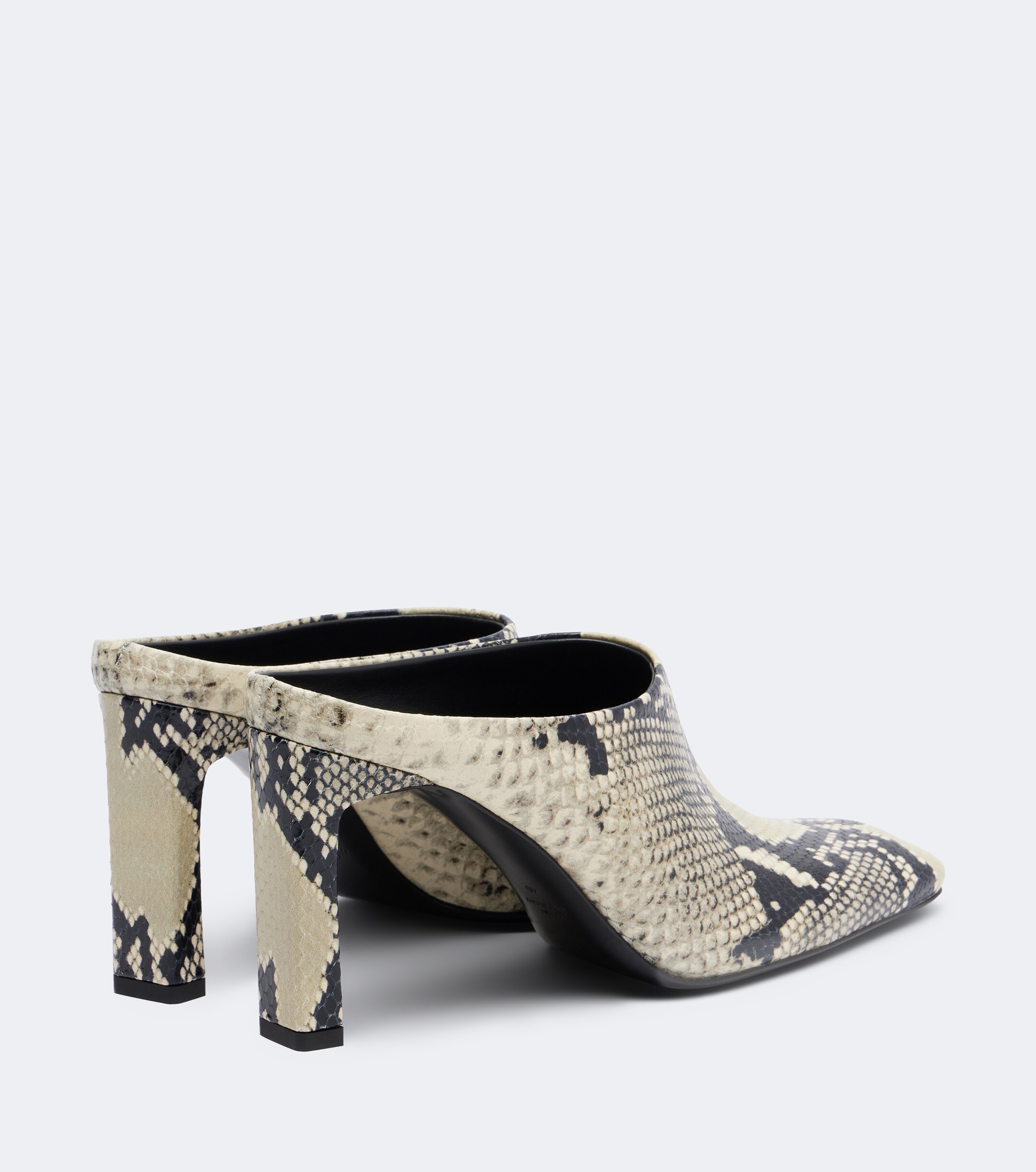 TOTEME Toteme Snake-effect leather mules