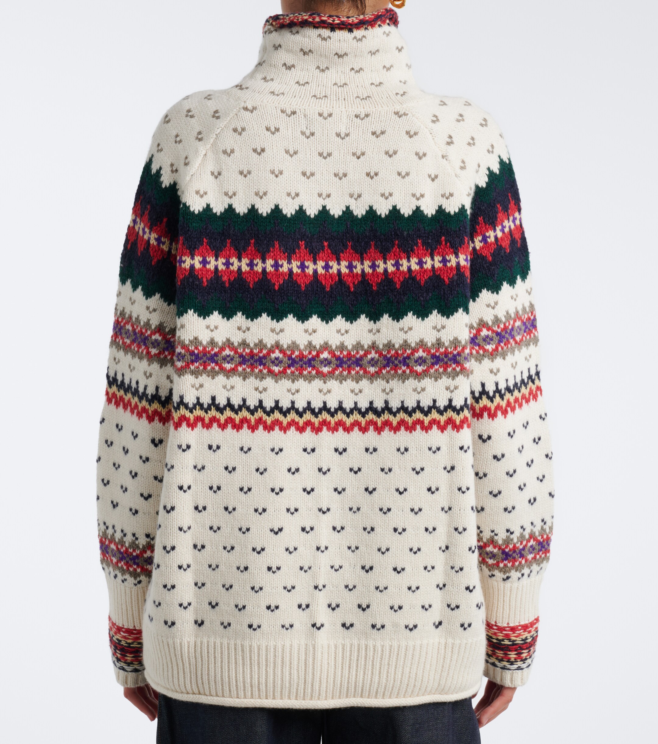 Polo Ralph Lauren Polo Ralph Lauren Fair Isle wool, cotton, and alpaca sweater