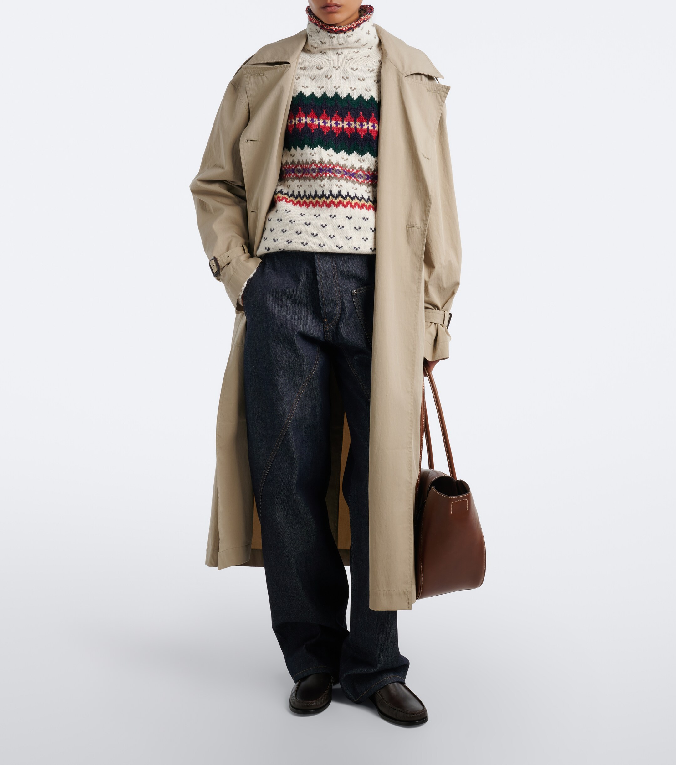 Polo Ralph Lauren Polo Ralph Lauren Fair Isle wool, cotton, and alpaca sweater
