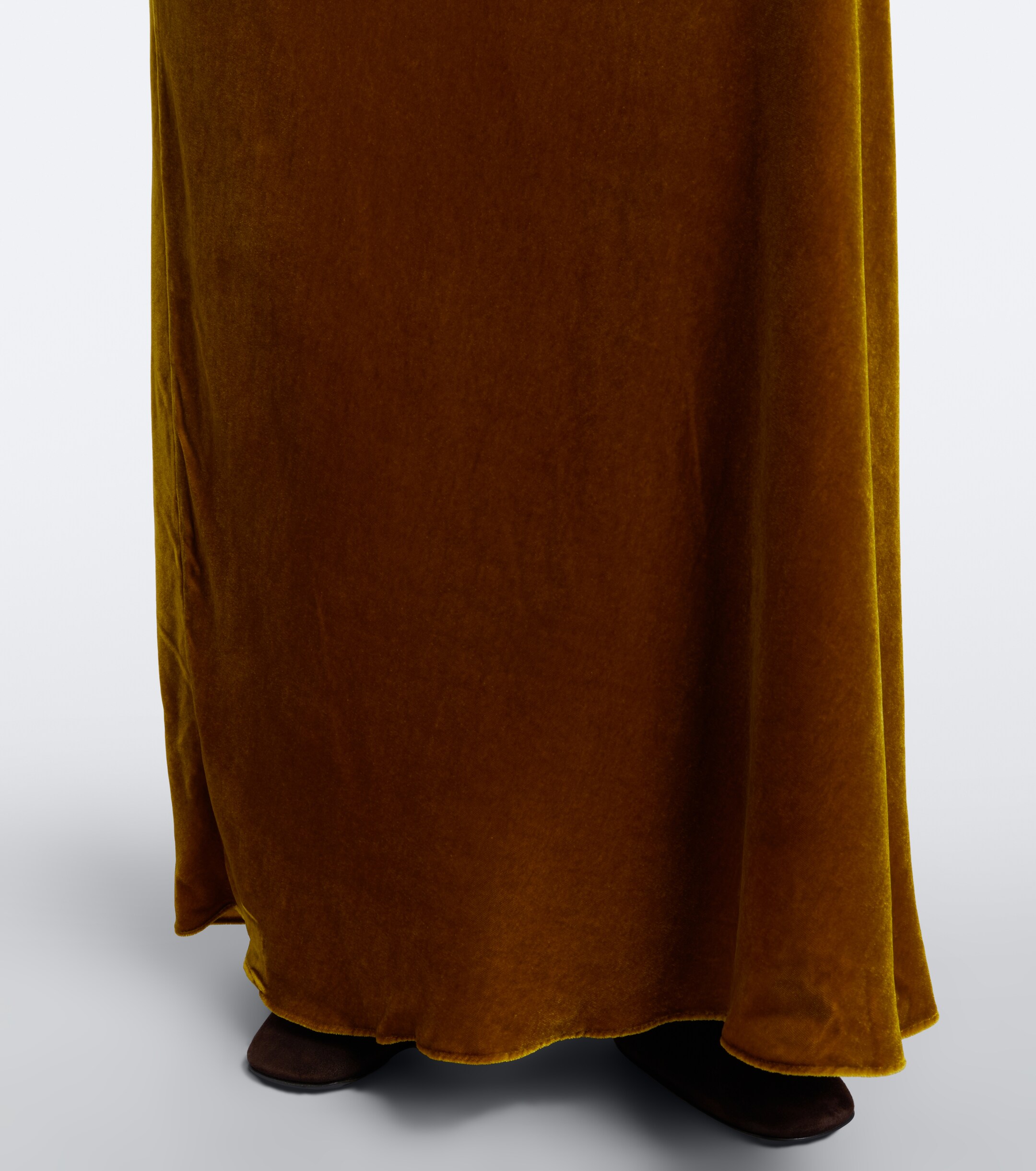 SIMKHAI Simkhai Reannon draped open-back velvet gown