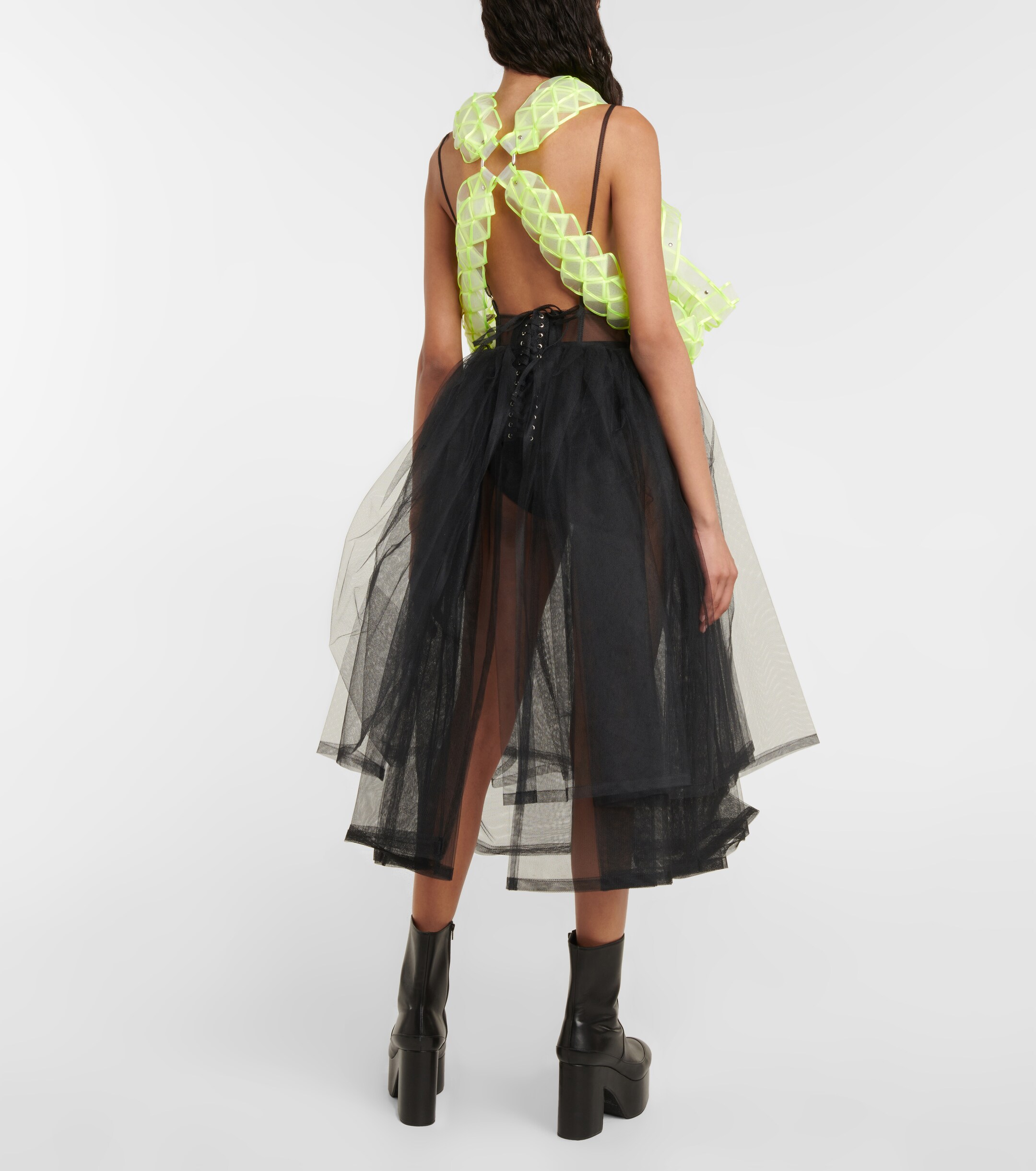 Noir Kei Ninomiya Tulle ruffle top