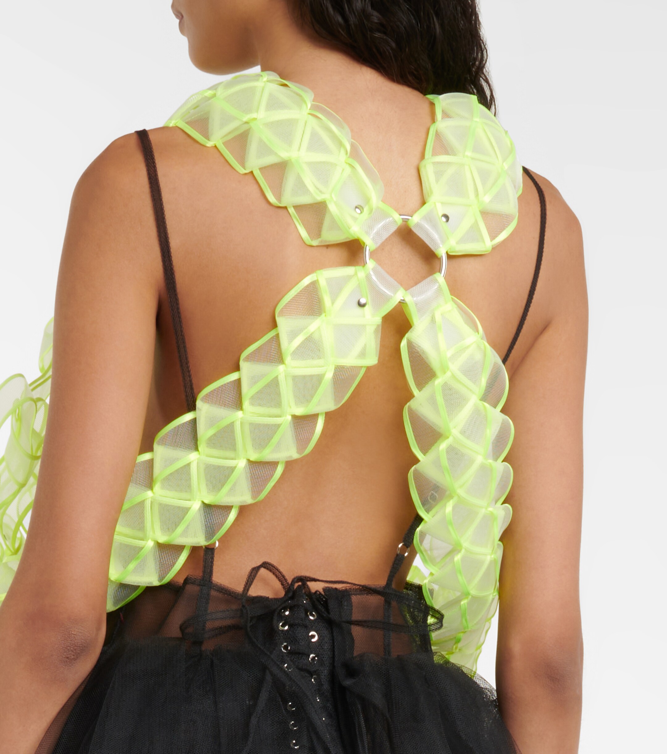 Noir Kei Ninomiya Tulle ruffle top