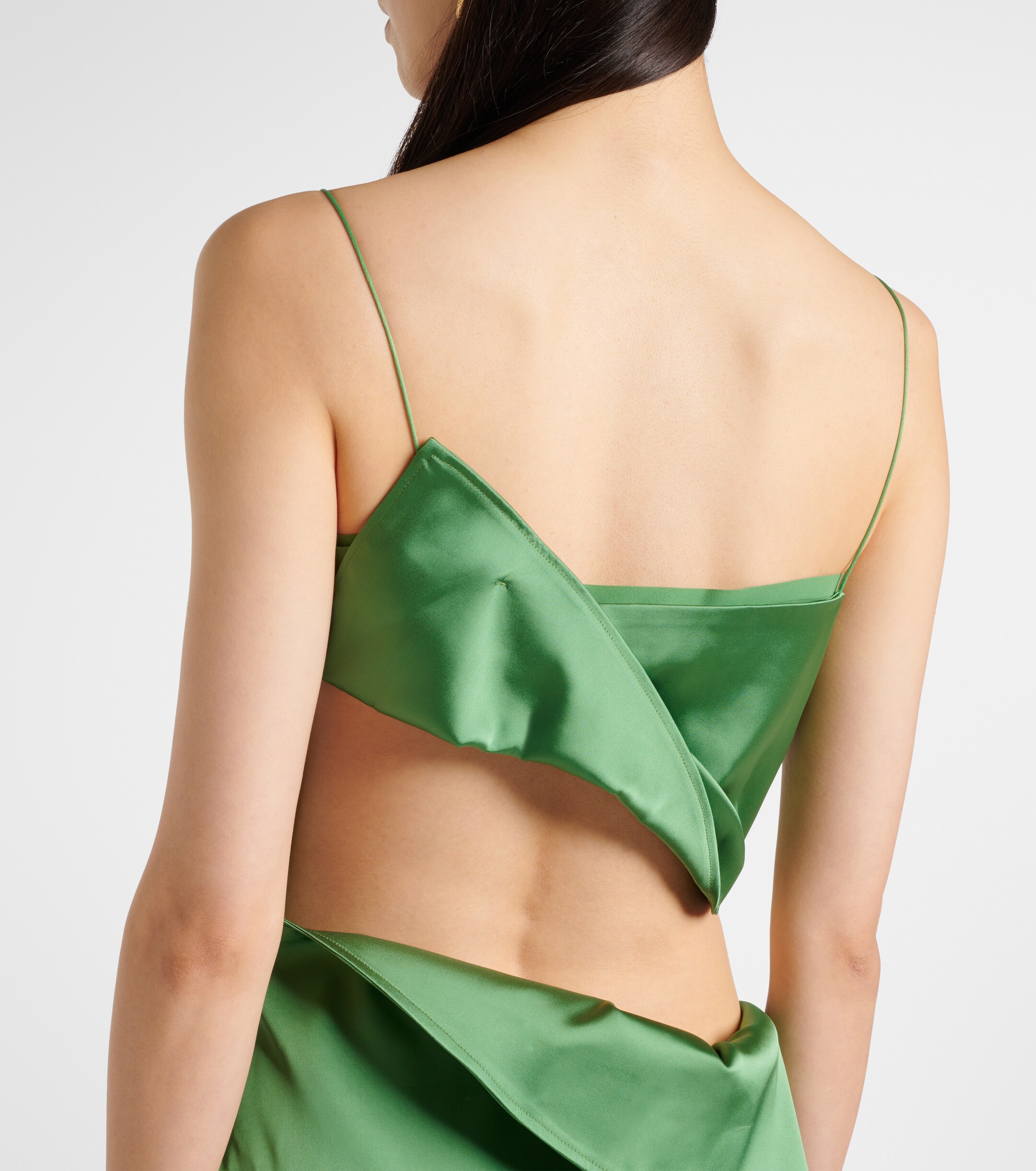 Jacquemus Elica satin minidress