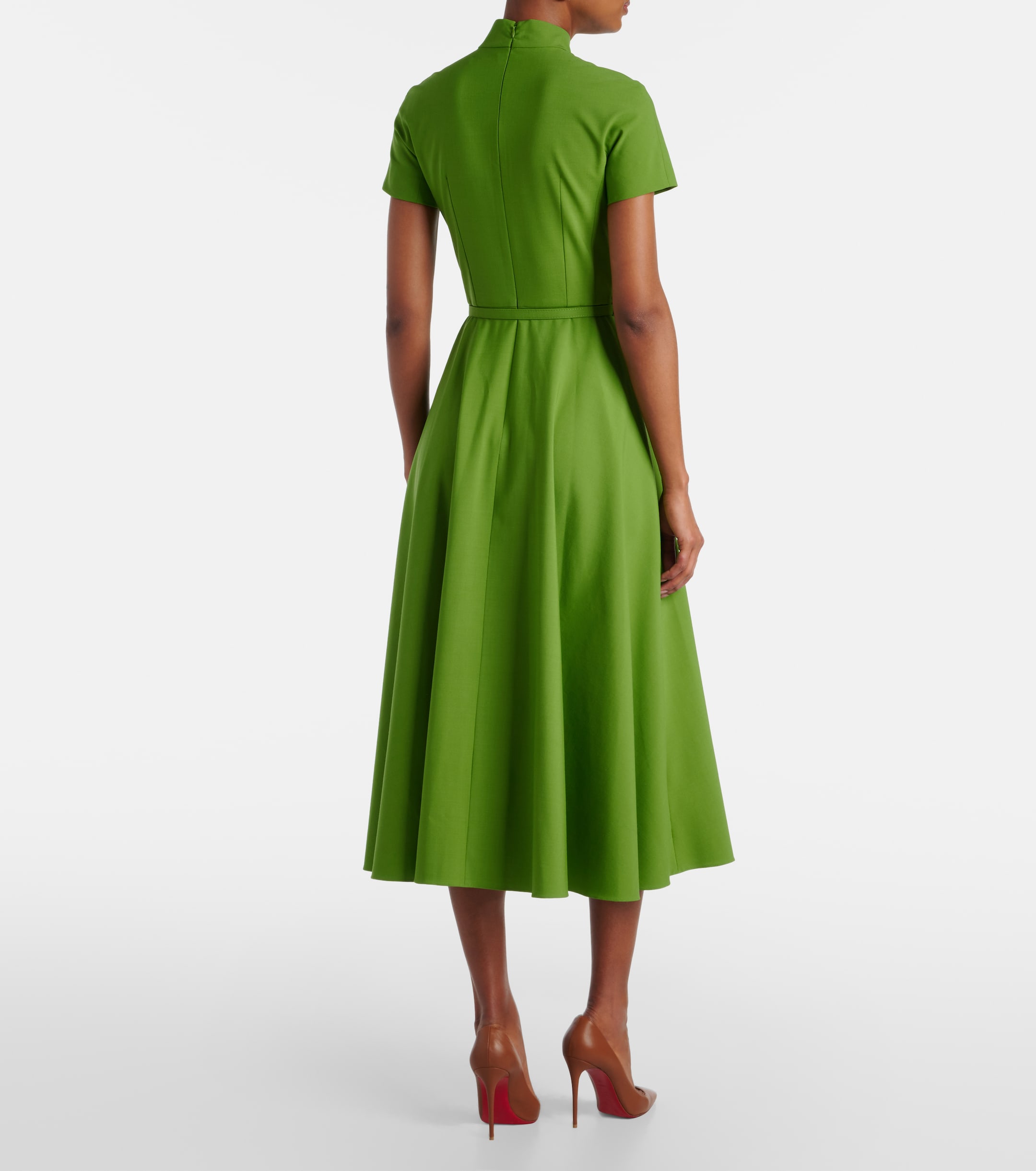 Emilia Wickstead Camilla belted midi dress