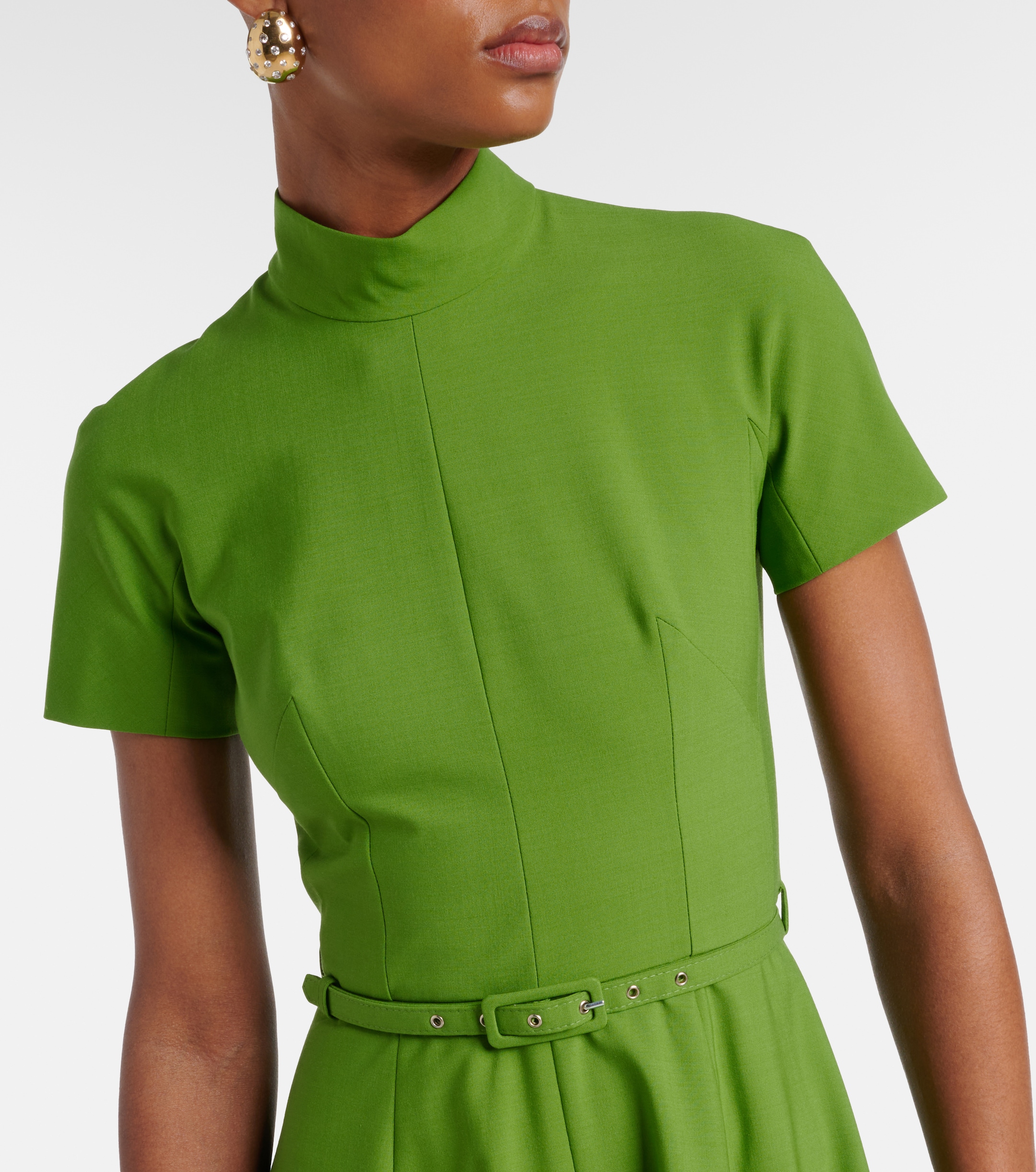 Emilia Wickstead Camilla belted midi dress